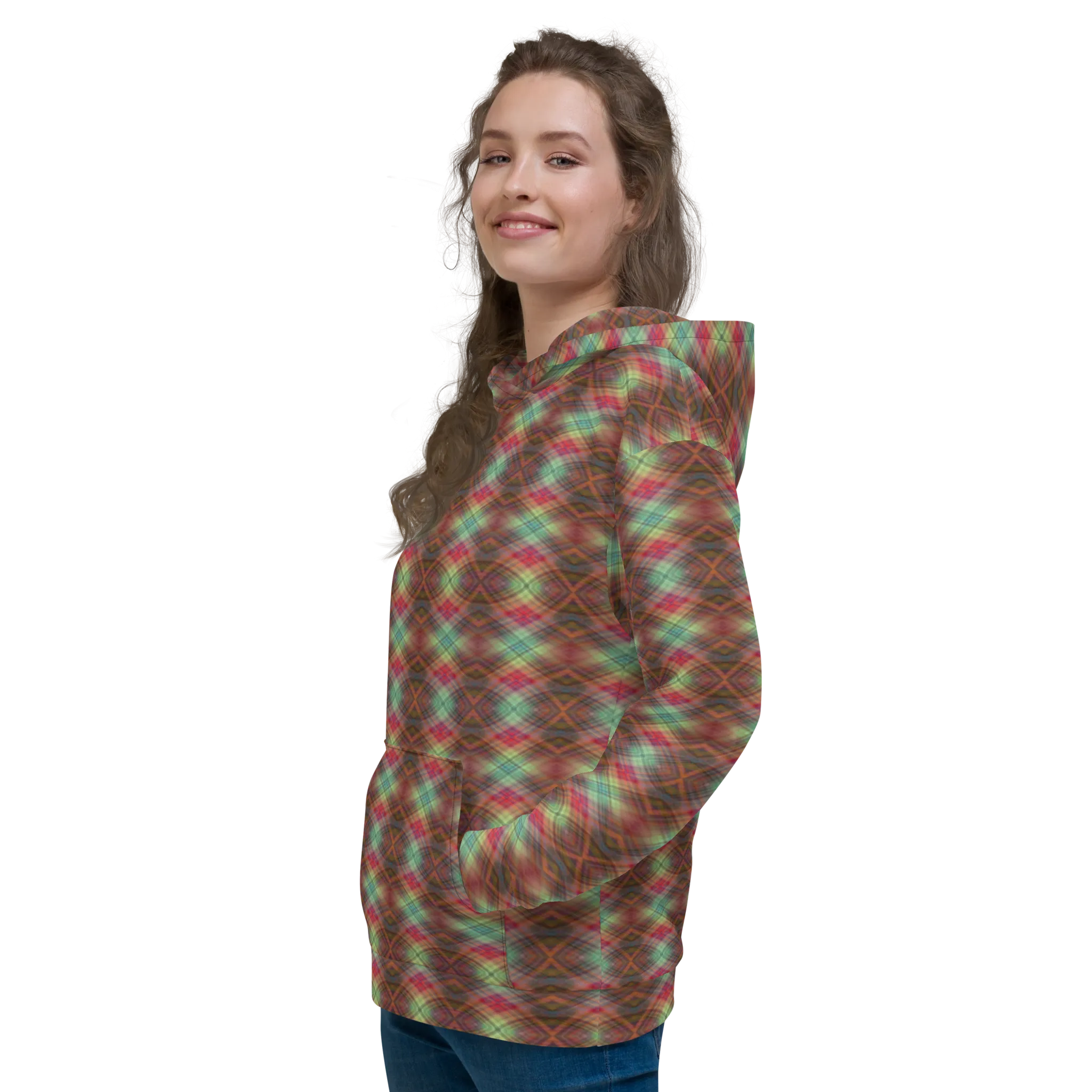Recursia Argyle Rewired II Women's Hoodie