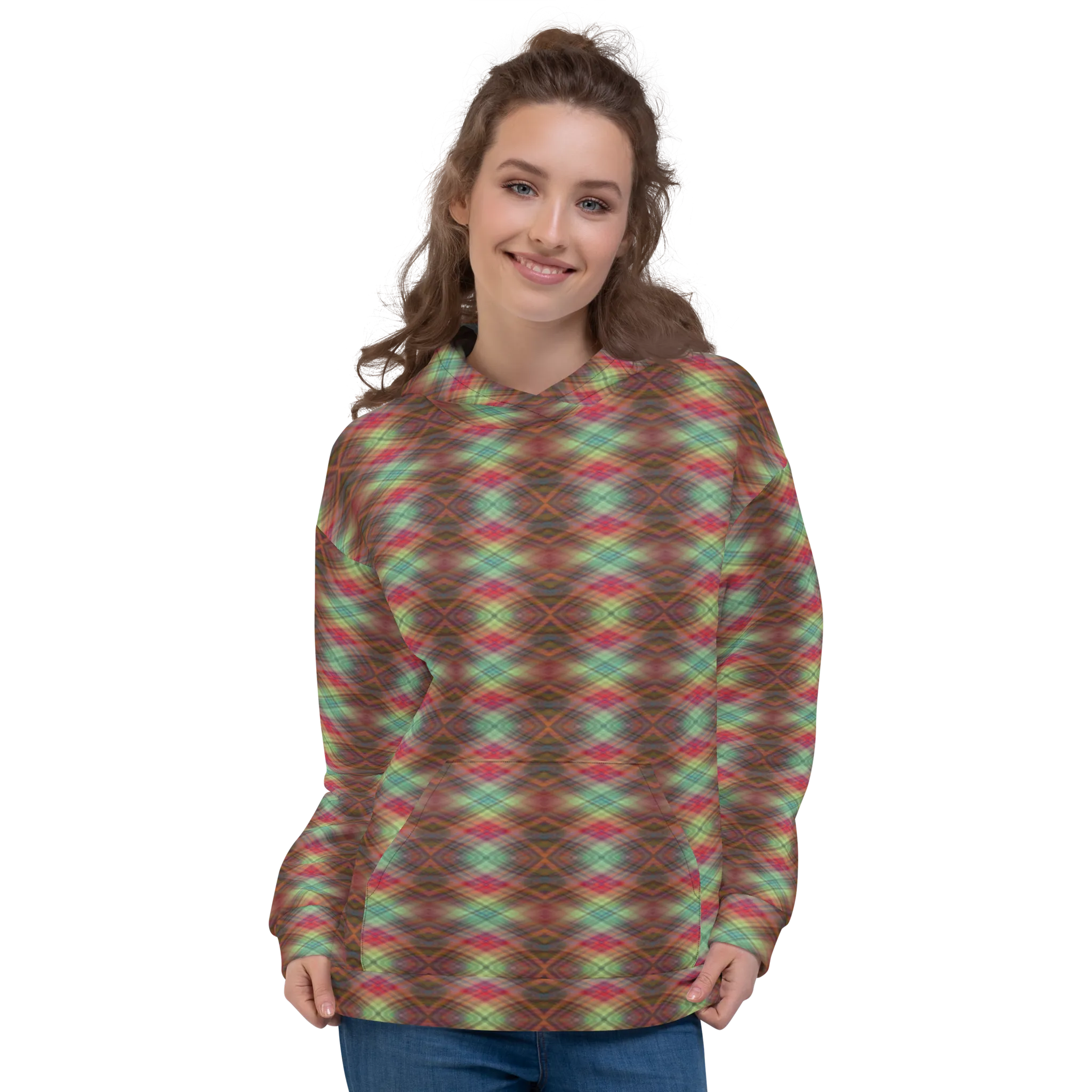 Recursia Argyle Rewired II Women's Hoodie