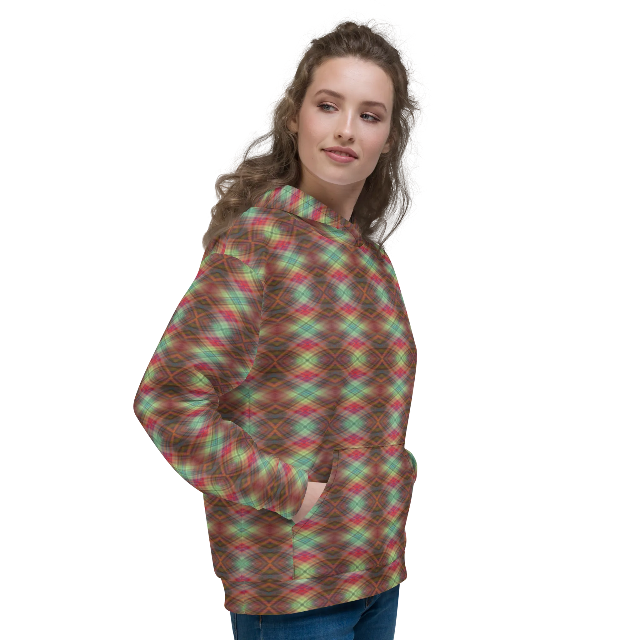 Recursia Argyle Rewired II Women's Hoodie