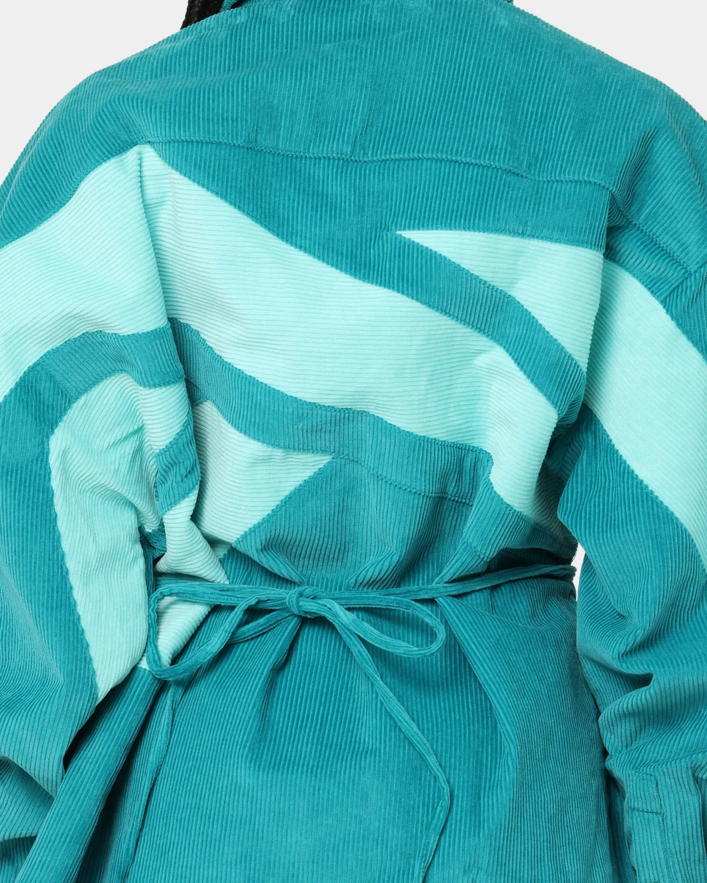 Reebok Women's Cardi B X Reebok Corduroy Cover Up Seapoteal