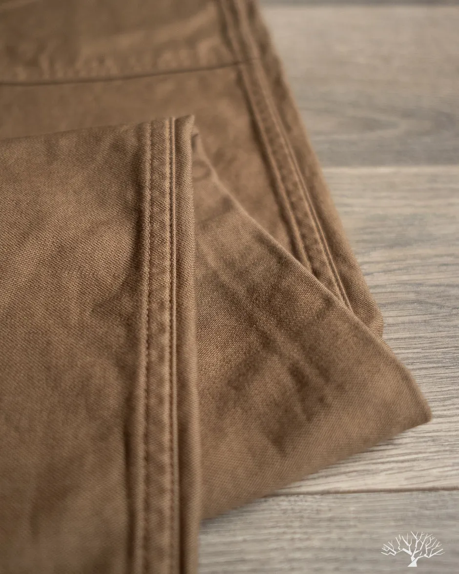 Regular Fit Fatigue Pants - Brown