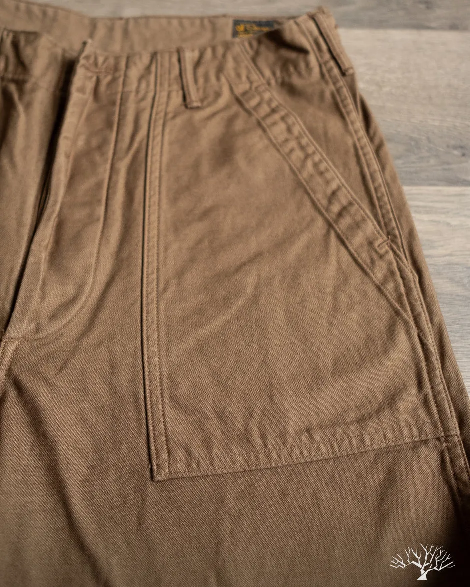 Regular Fit Fatigue Pants - Brown