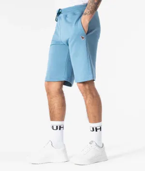 Regular Fit Zebra Logo Sweat Shorts