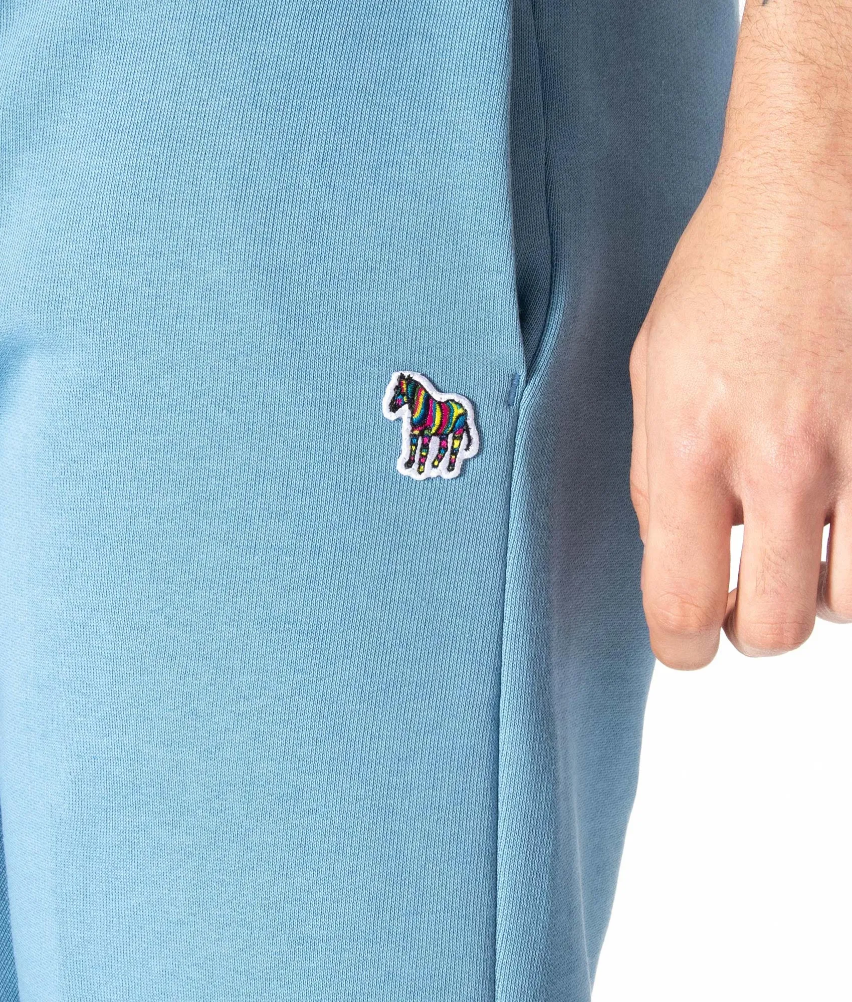 Regular Fit Zebra Logo Sweat Shorts