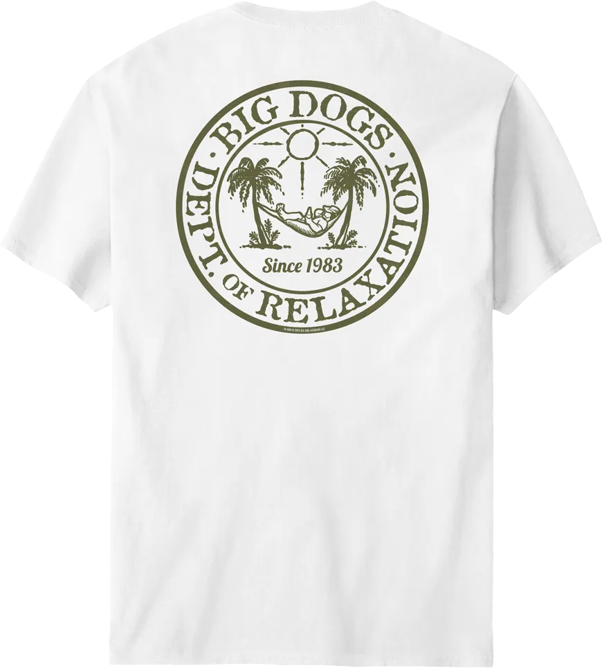 Relaxation Badge Olive T-shirt