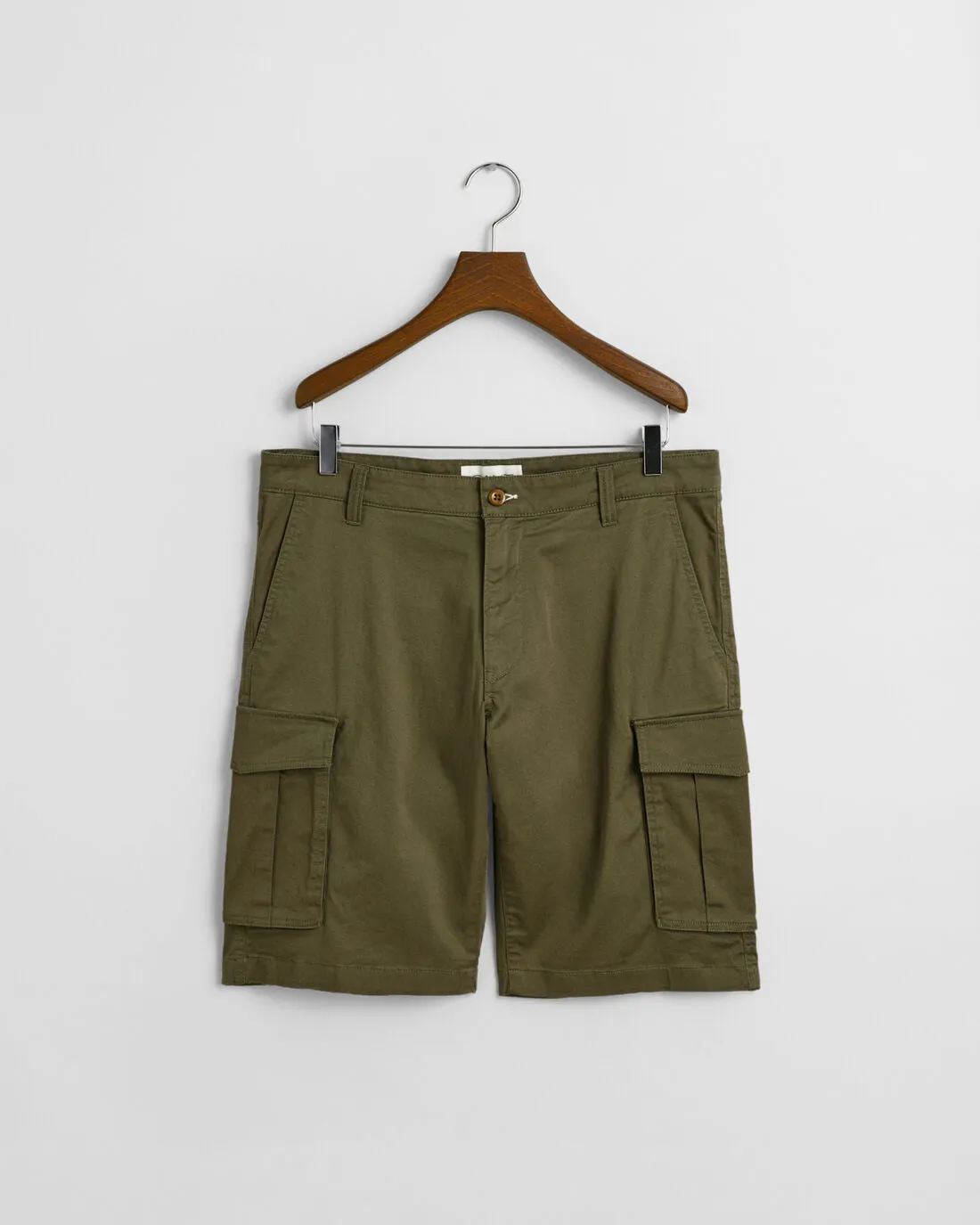 Relaxed Twill Cargo Shorts