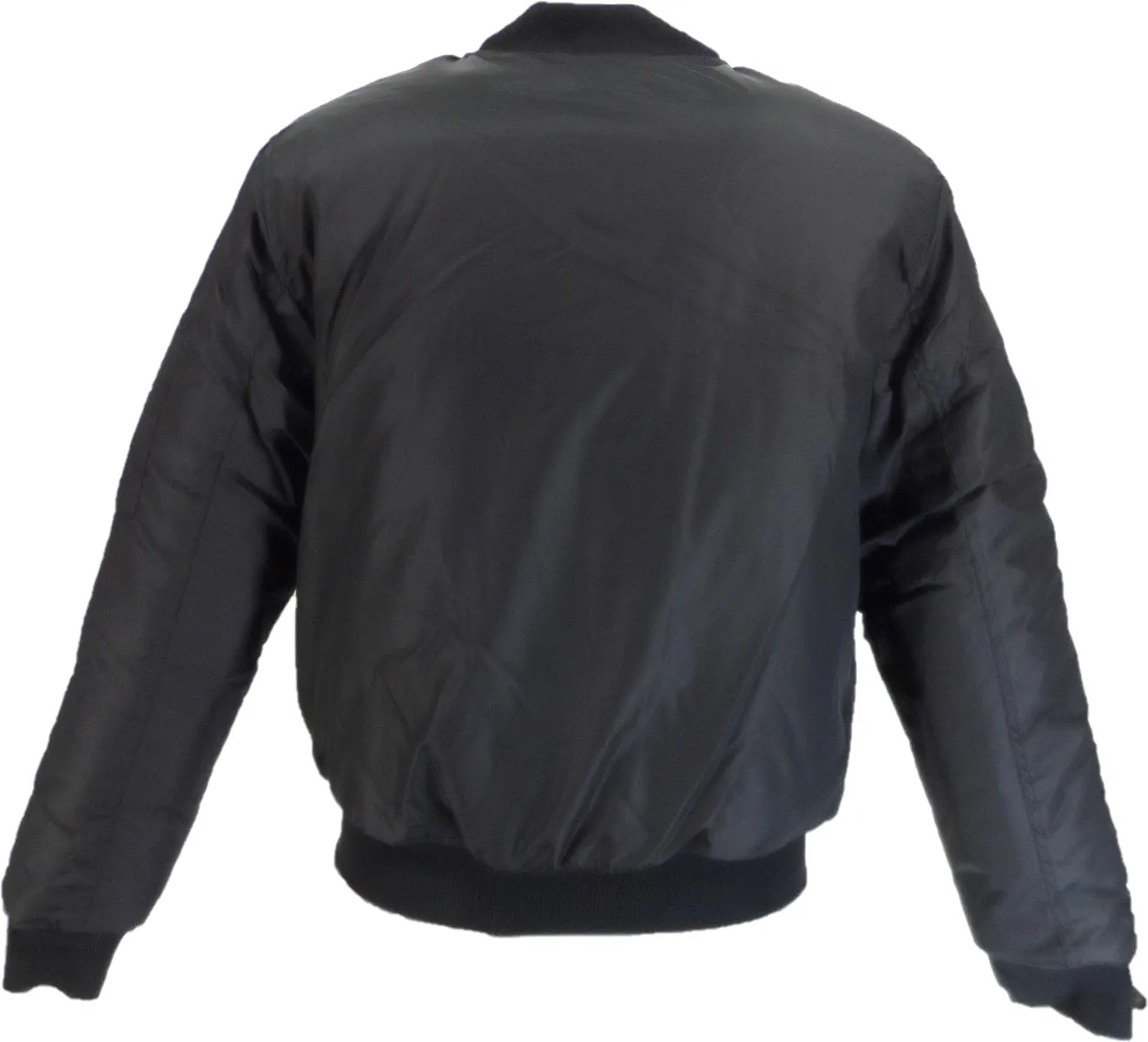 Relco MA-1 Black Flight Pilot Bomber Jackets