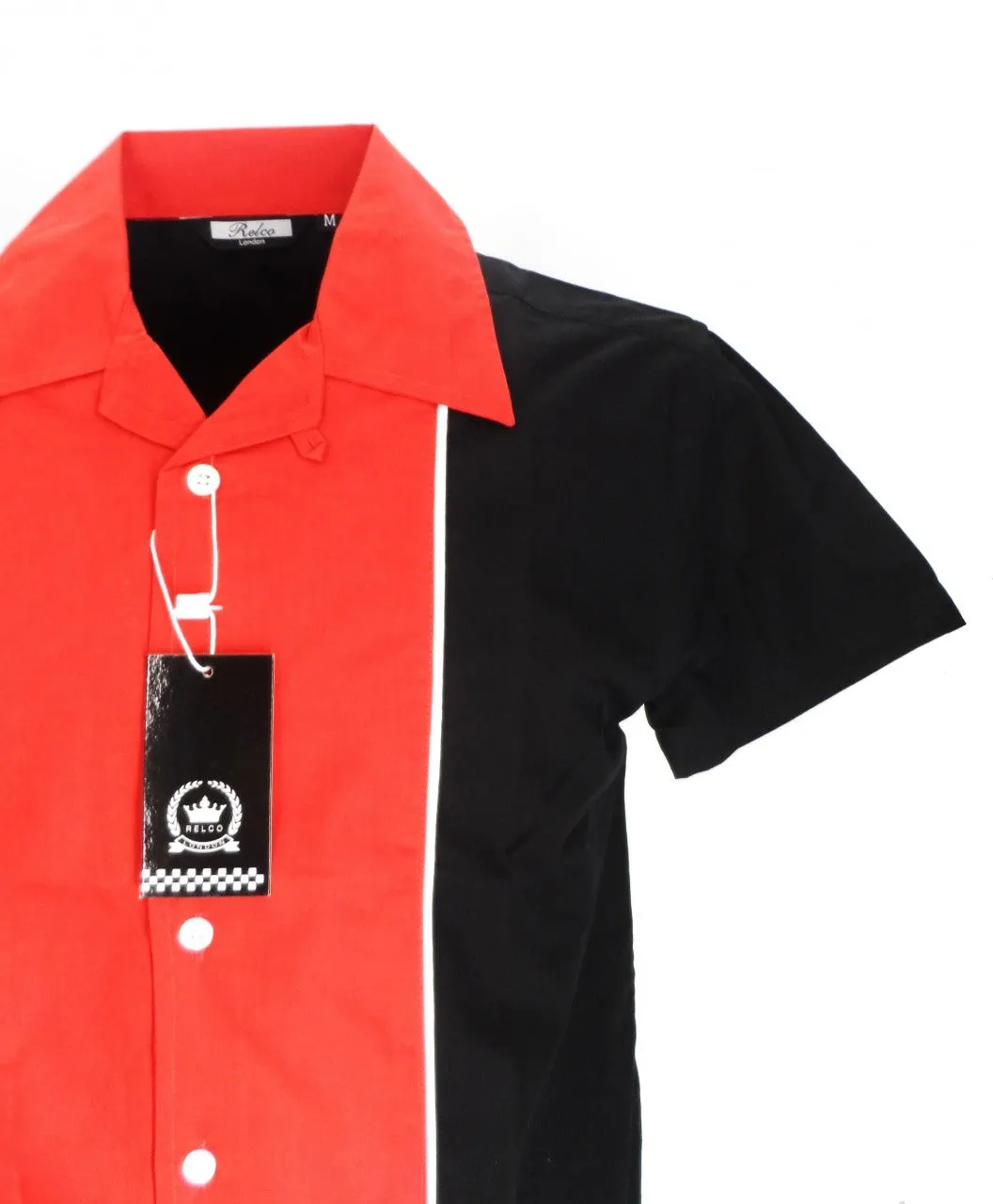 Relco Rockabilly Bowling Black/Red Vintage/Retro Shirts
