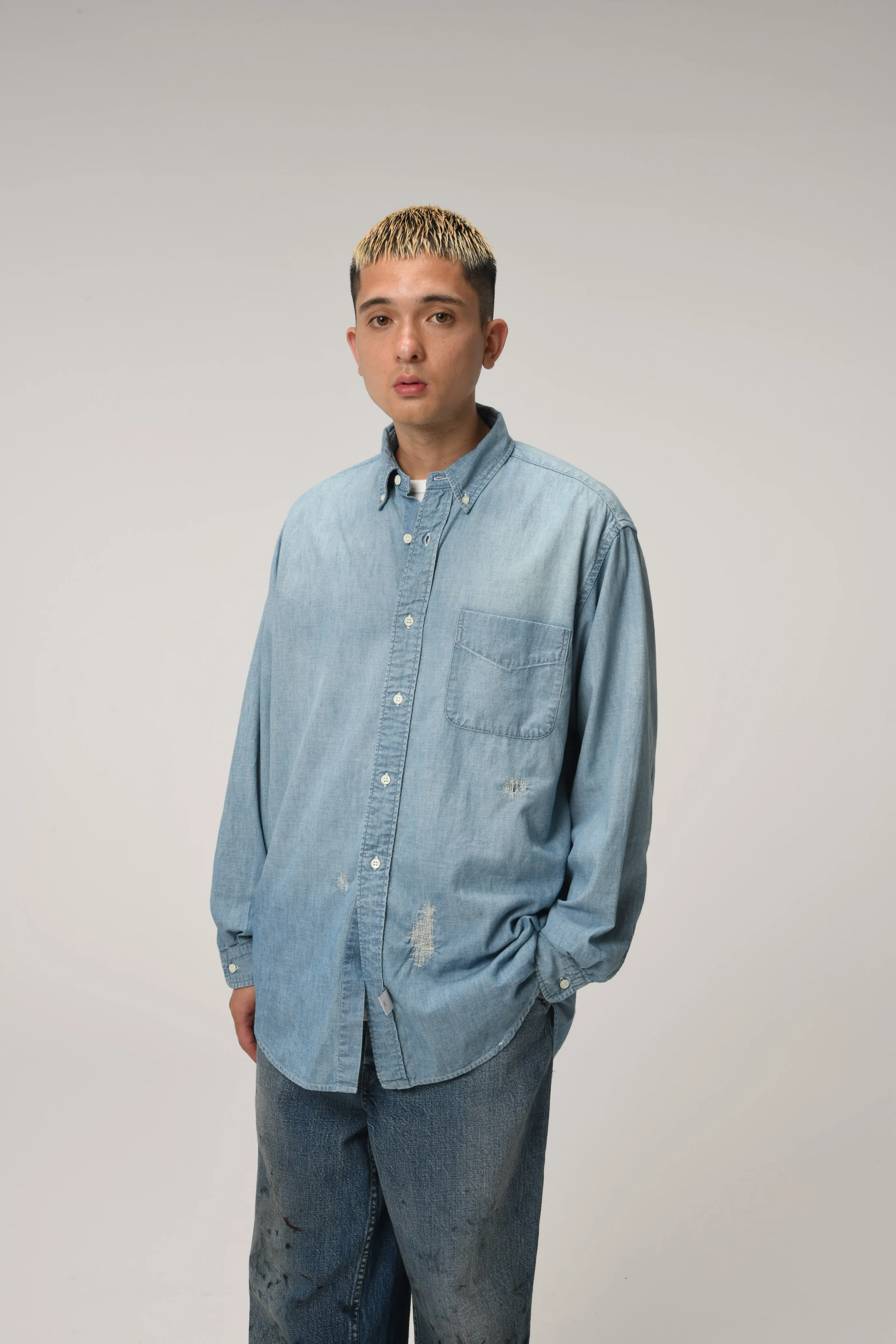 REPAIR AGEING CHAMBRAY SHIRTS