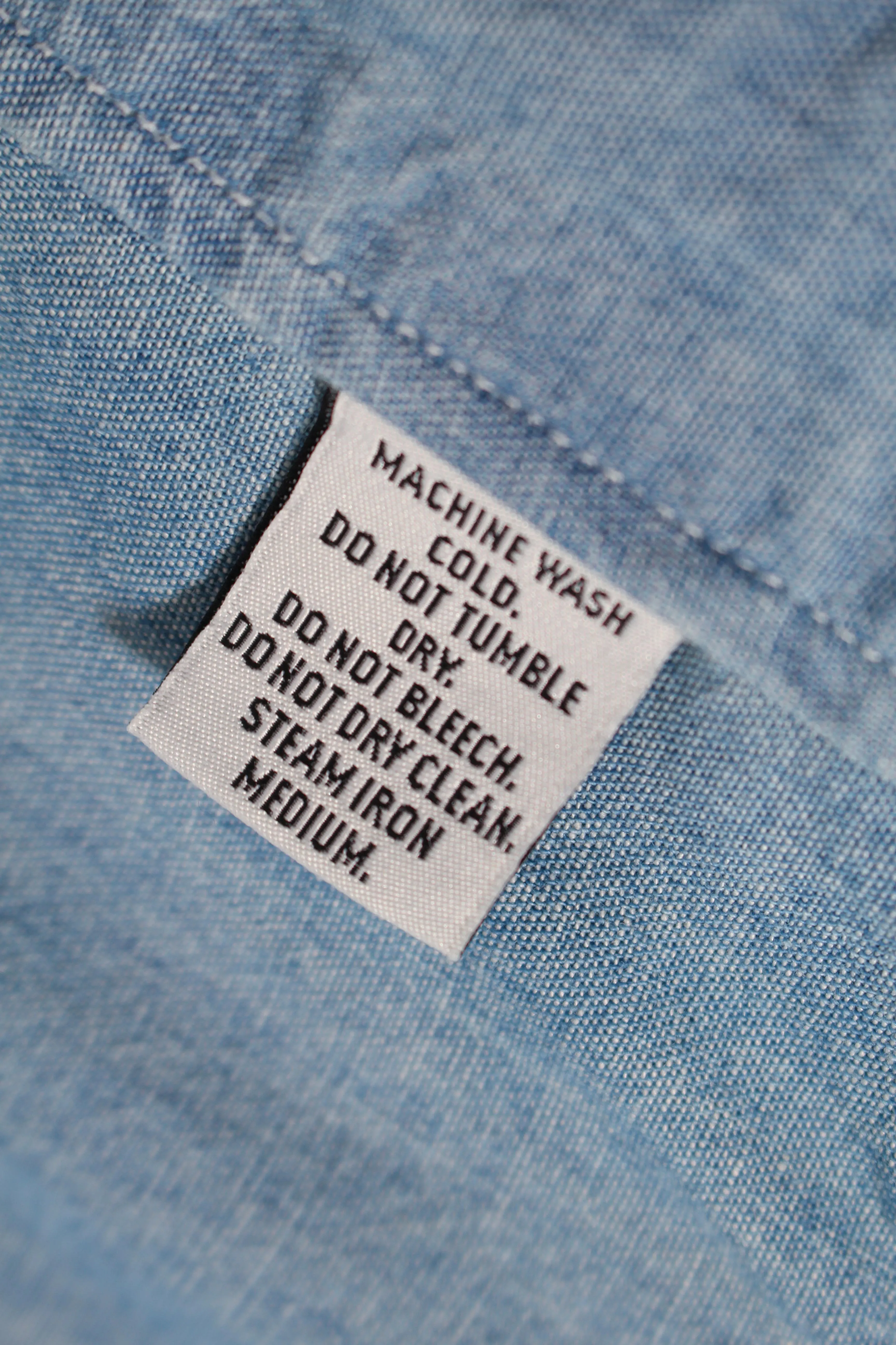 REPAIR AGEING CHAMBRAY SHIRTS