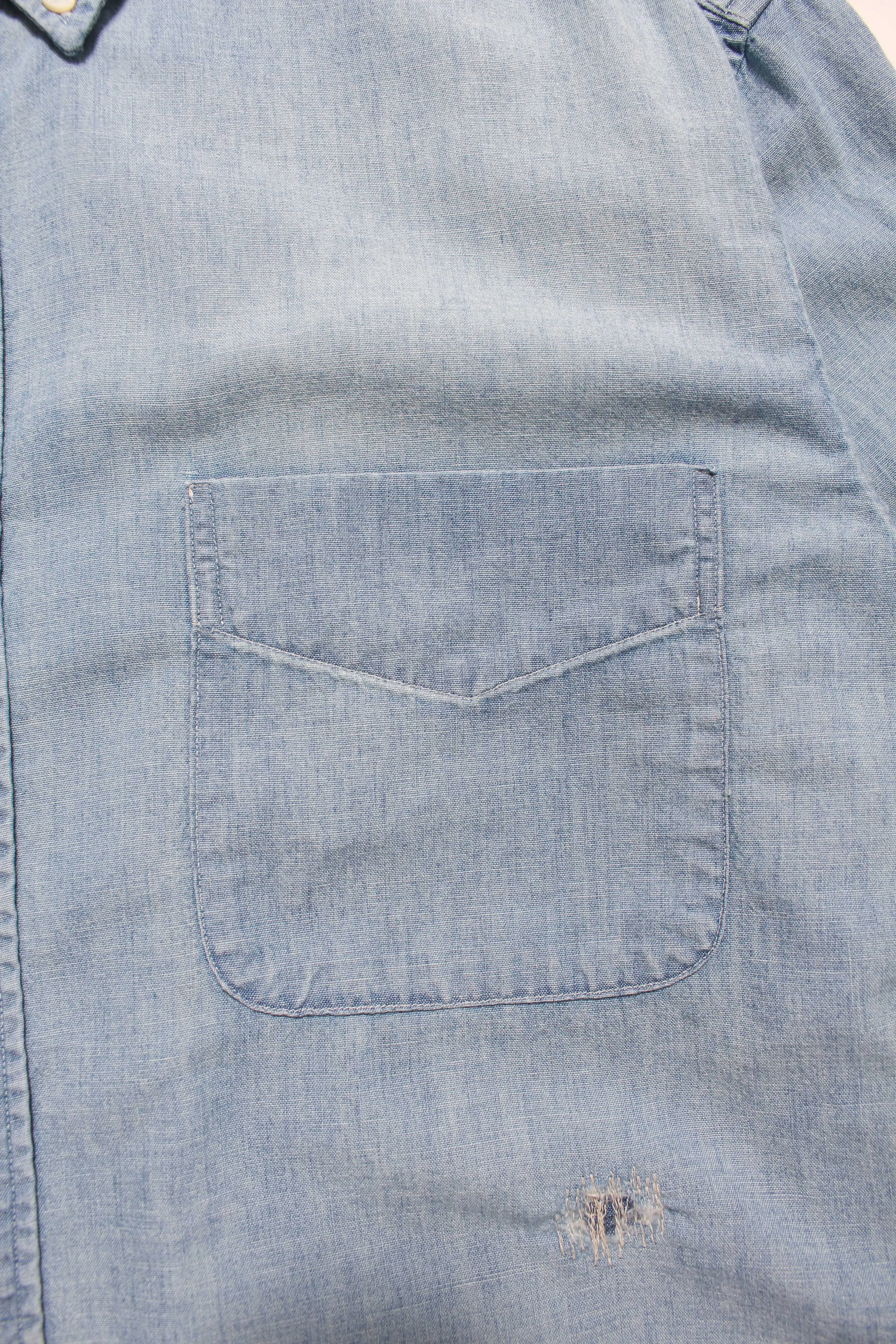 REPAIR AGEING CHAMBRAY SHIRTS