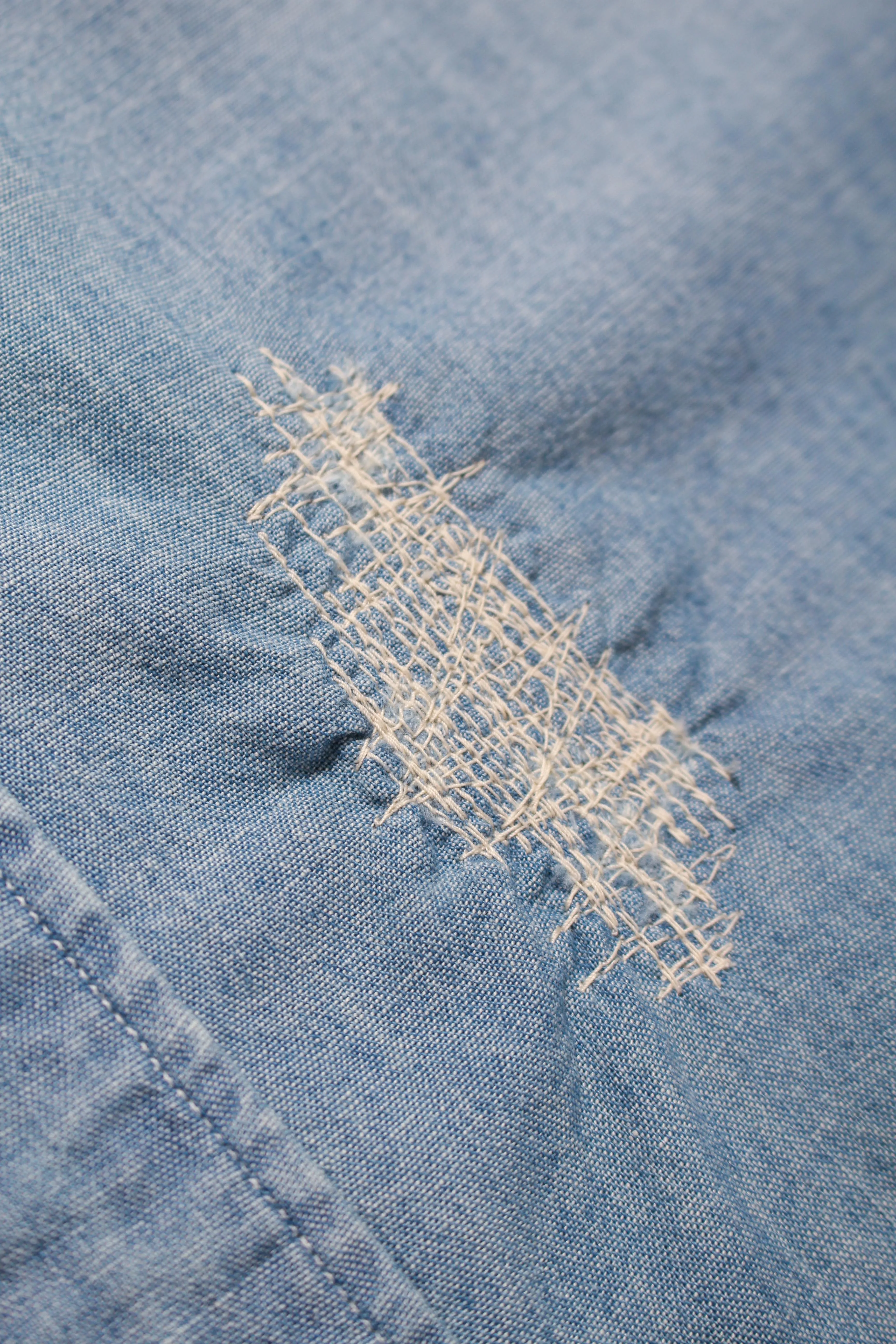 REPAIR AGEING CHAMBRAY SHIRTS
