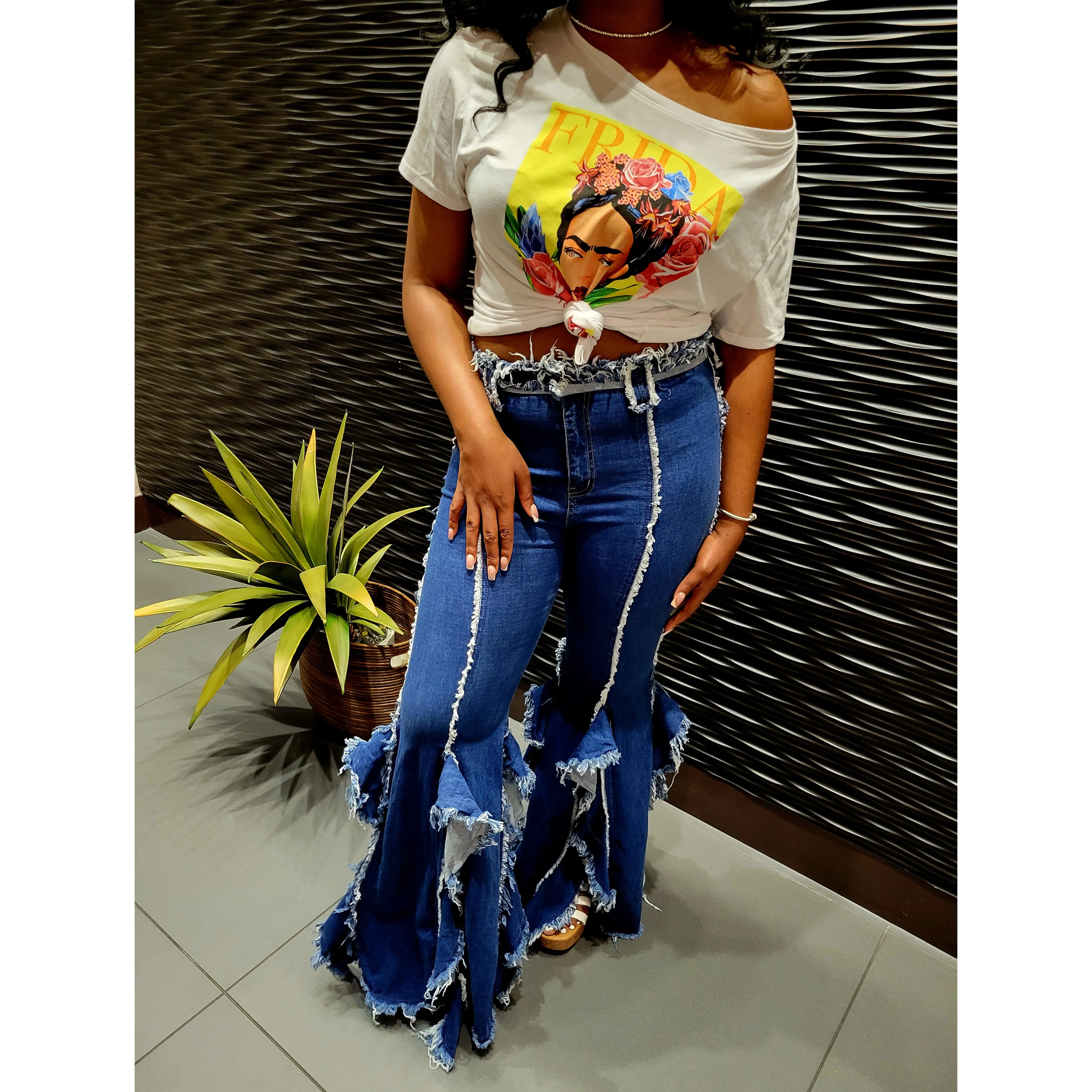 (RESTOCKED) UC Luxe: Butterfly Luxe Jeans (Small - XL) - (3 Options)