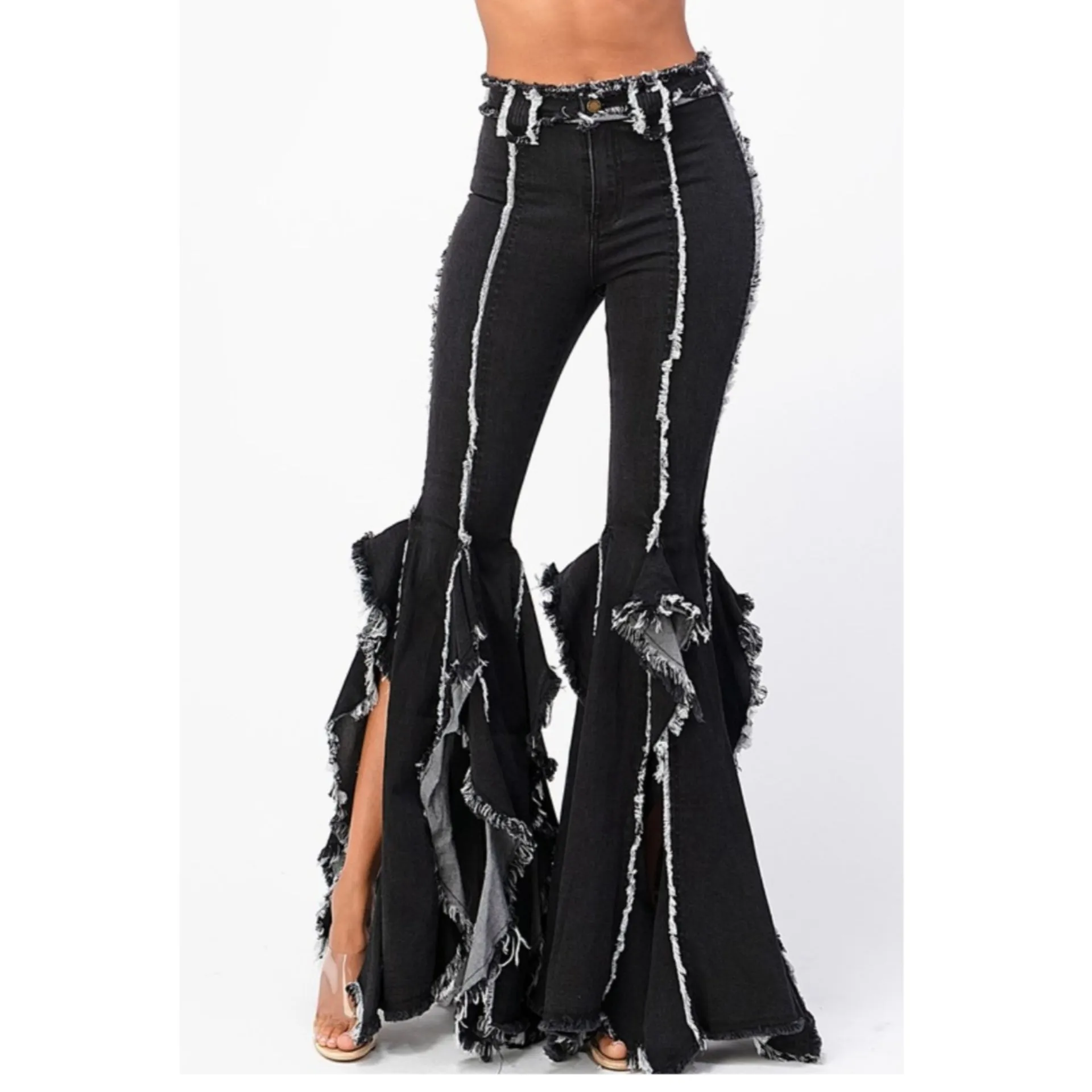(RESTOCKED) UC Luxe: Butterfly Luxe Jeans (Small - XL) - (3 Options)