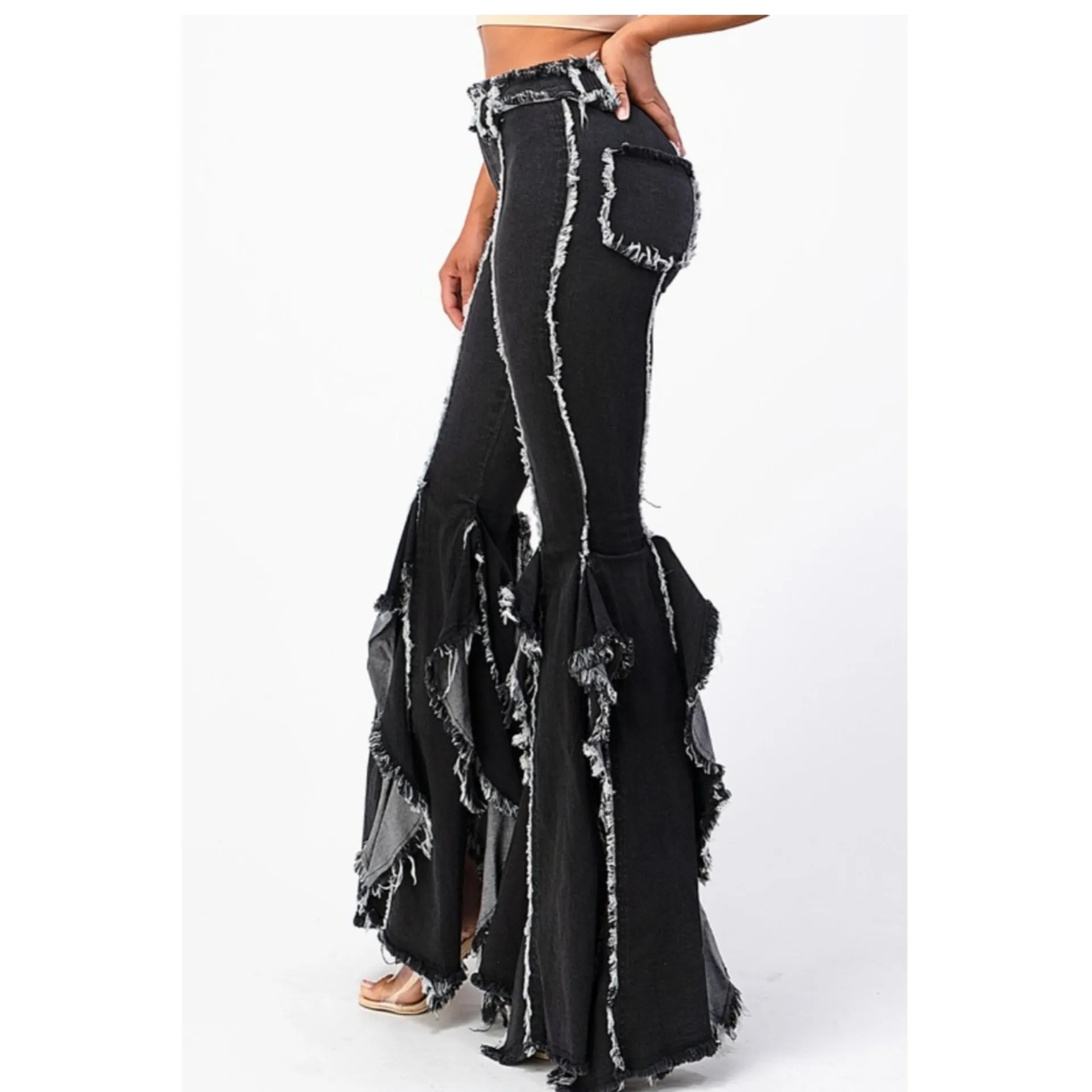 (RESTOCKED) UC Luxe: Butterfly Luxe Jeans (Small - XL) - (3 Options)