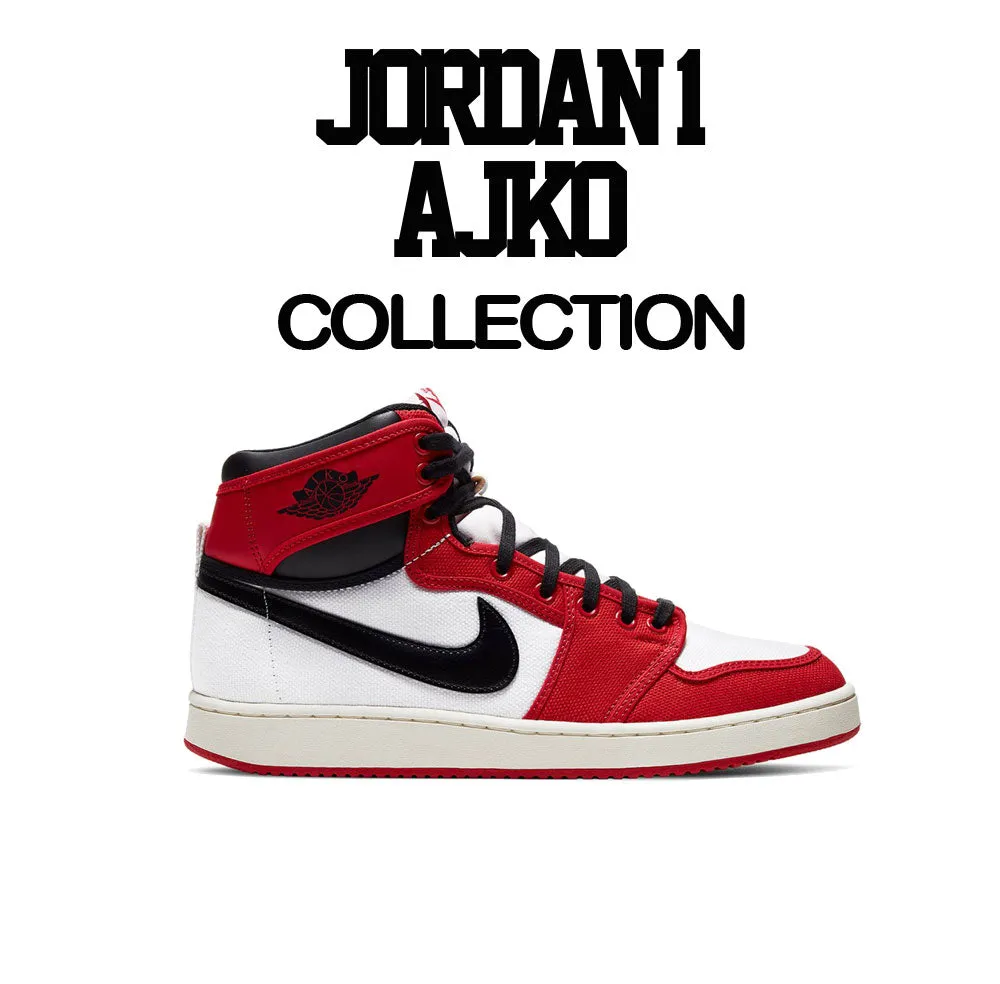 Retro 1 AJKO Chicago ST Logo Shirts