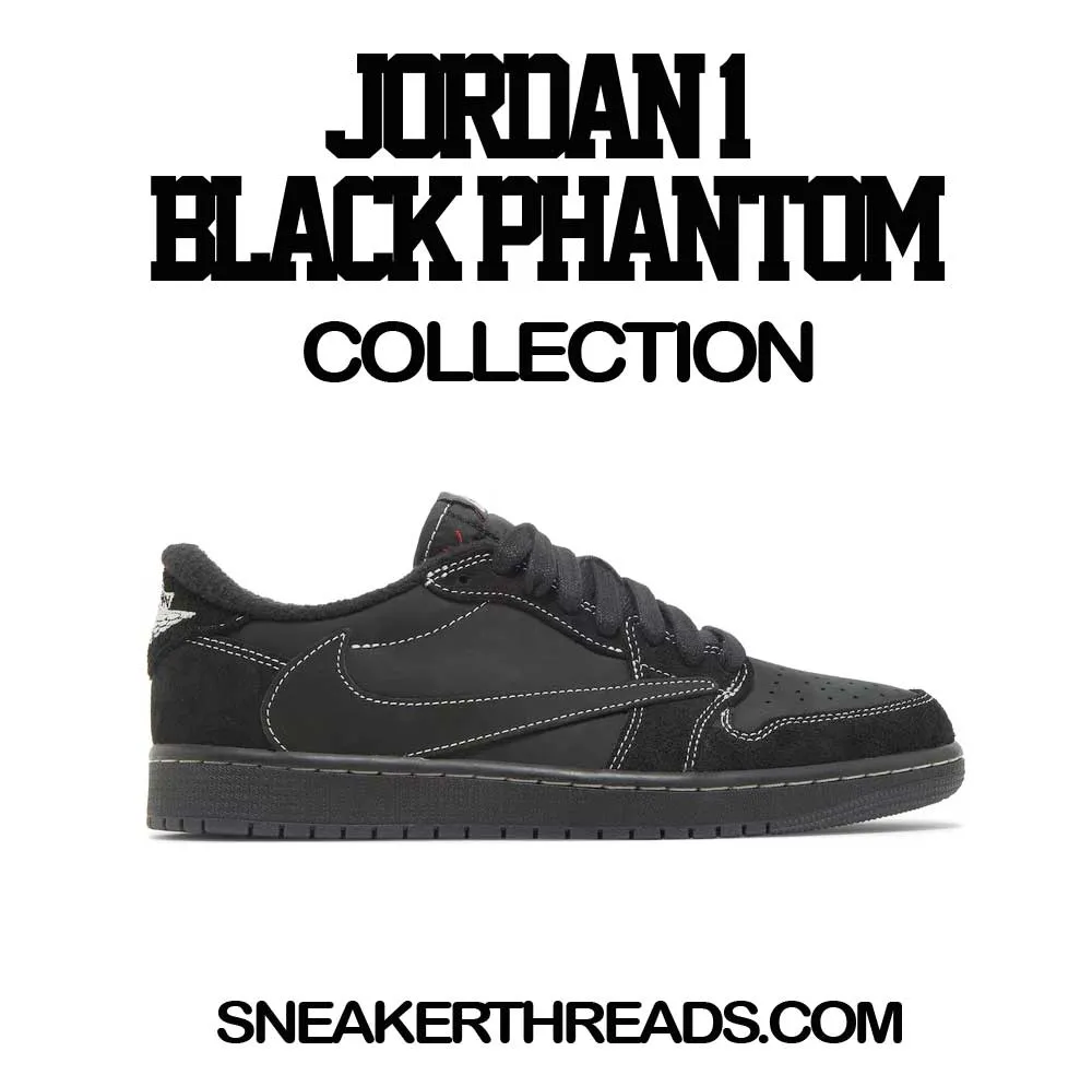 Retro 1 Black Phantom ST Logo Hoody