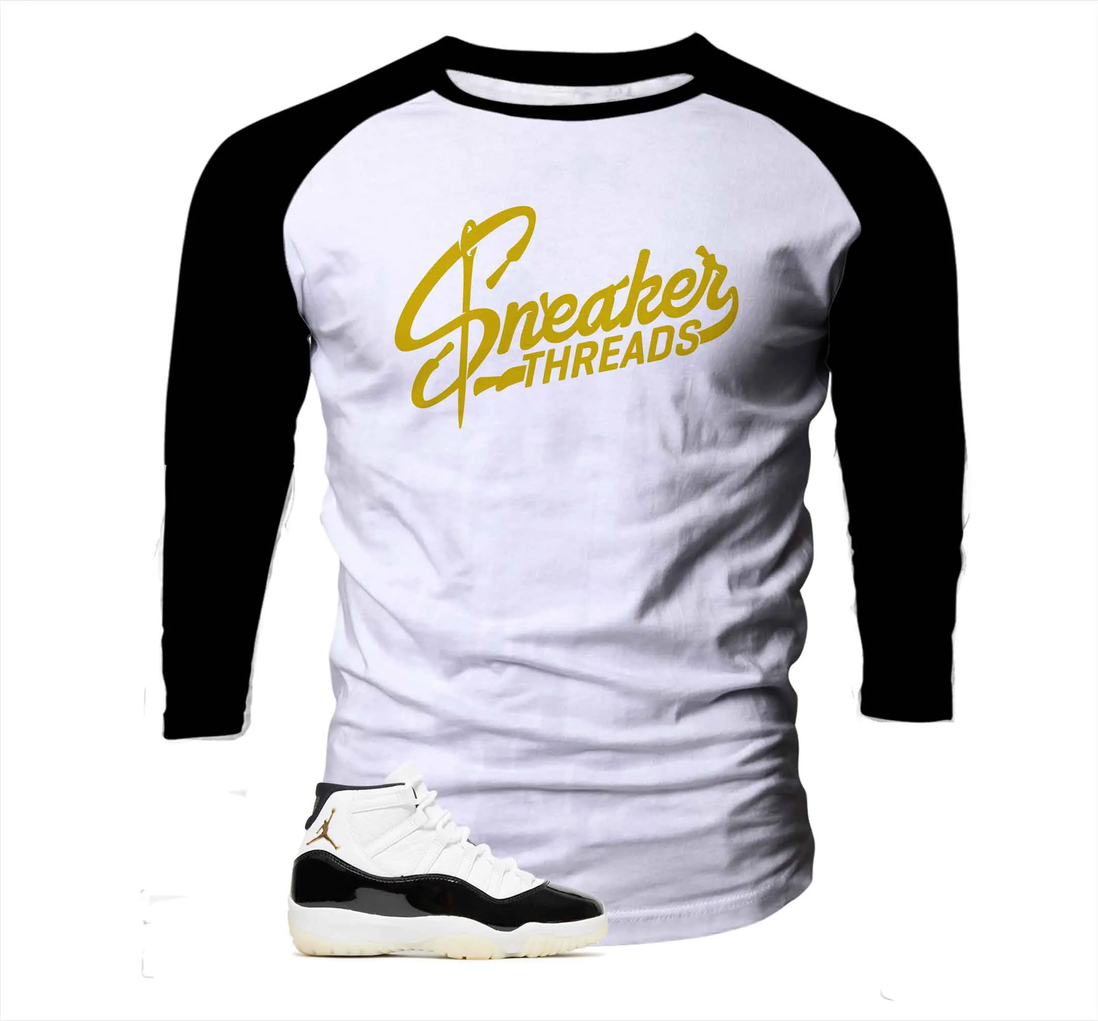 Retro 11 Gratitude DMP ST Logo Raglan Shirt