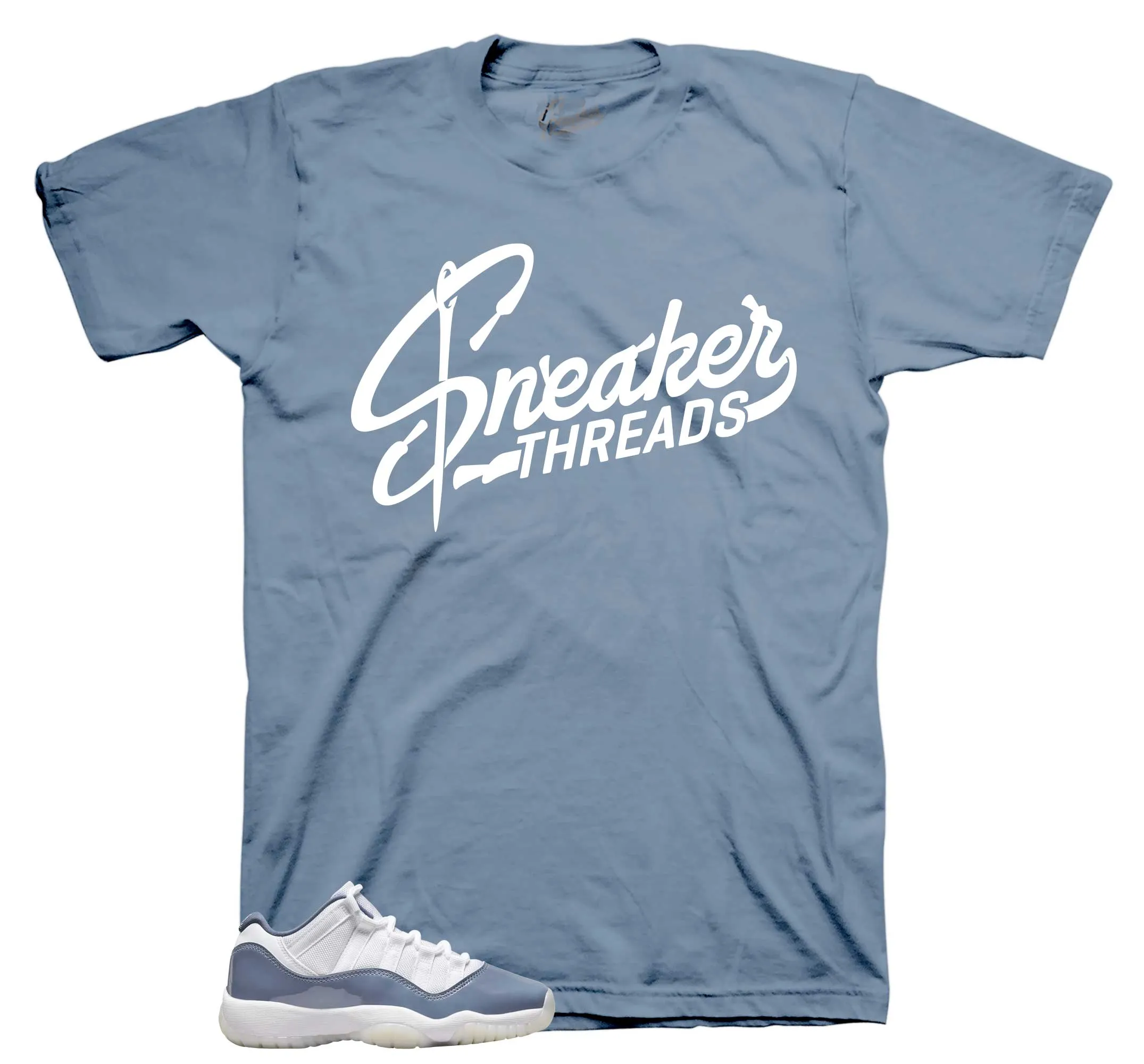 Retro 11 Low Diffused Blue ST Logo Shirt
