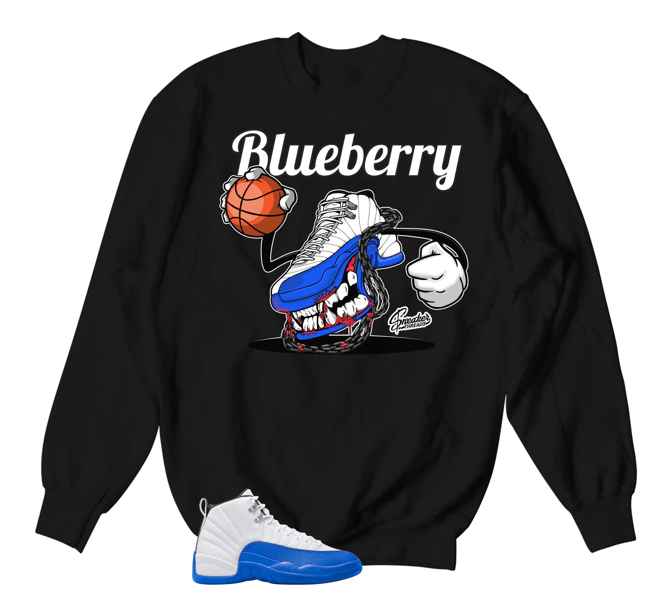 Retro 12 Blueberry Fly Kicks Sweater