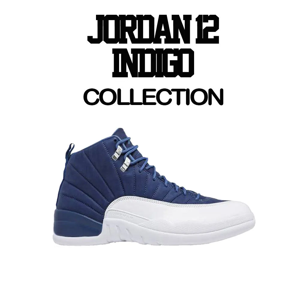Retro 12 Indigo ST Logo Shirt