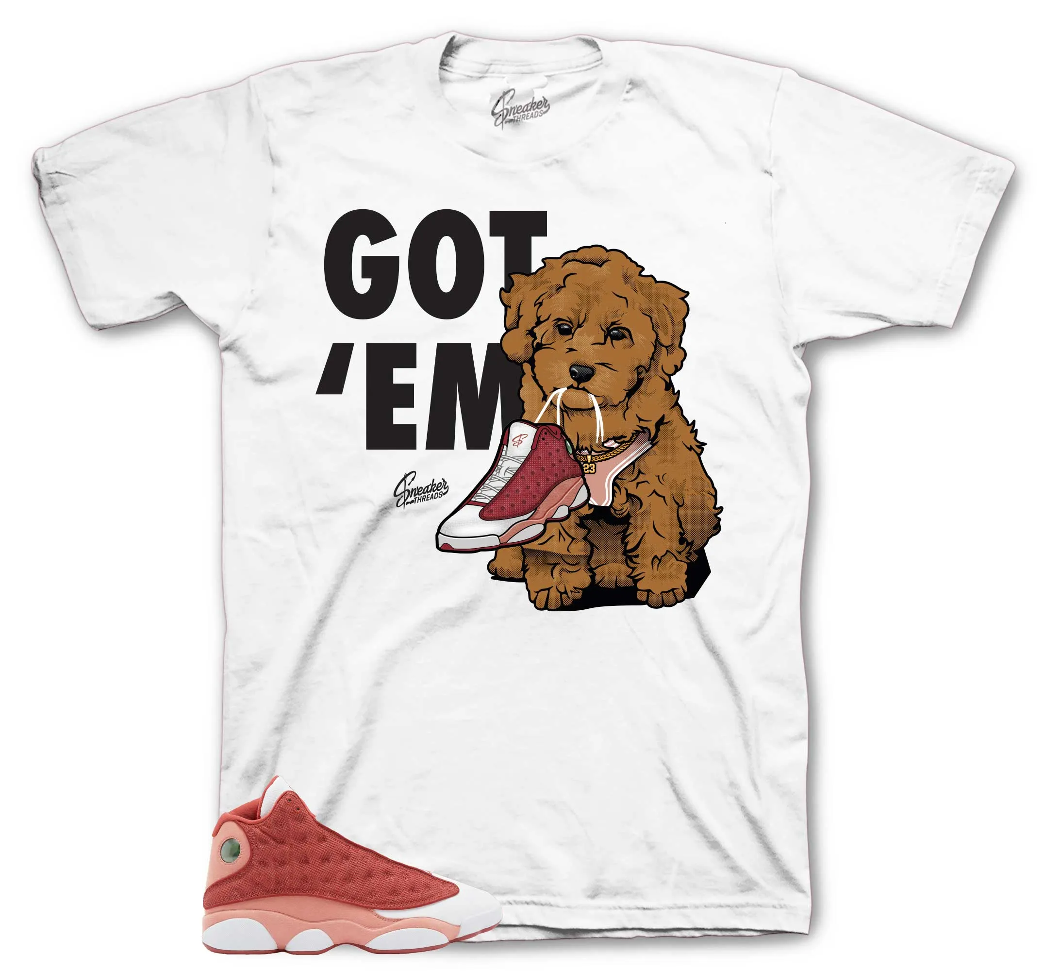 Retro 13 Dune Red Got Em Shirt