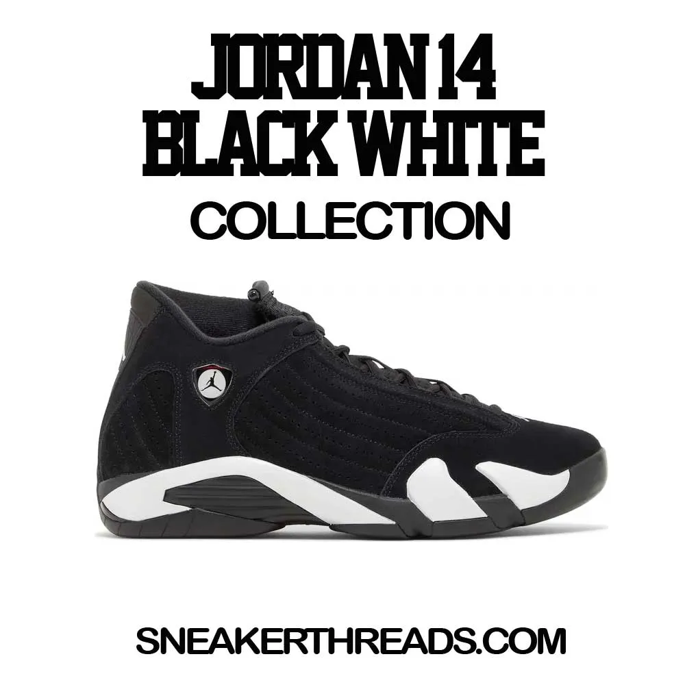 Retro 14 Black/White No New Friends Shirt