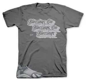 Retro 14 Flint Grey Blessings Shirt