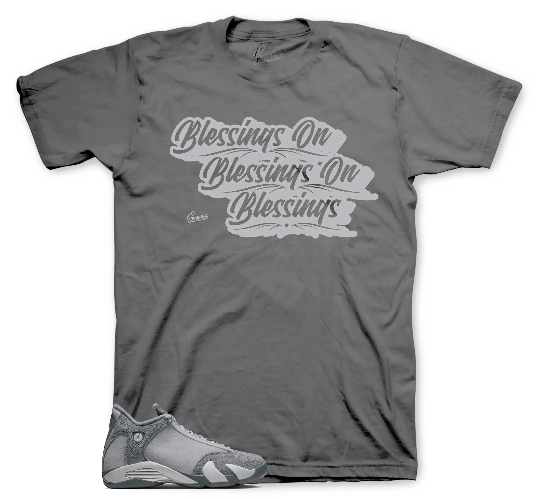 Retro 14 Flint Grey Blessings Shirt