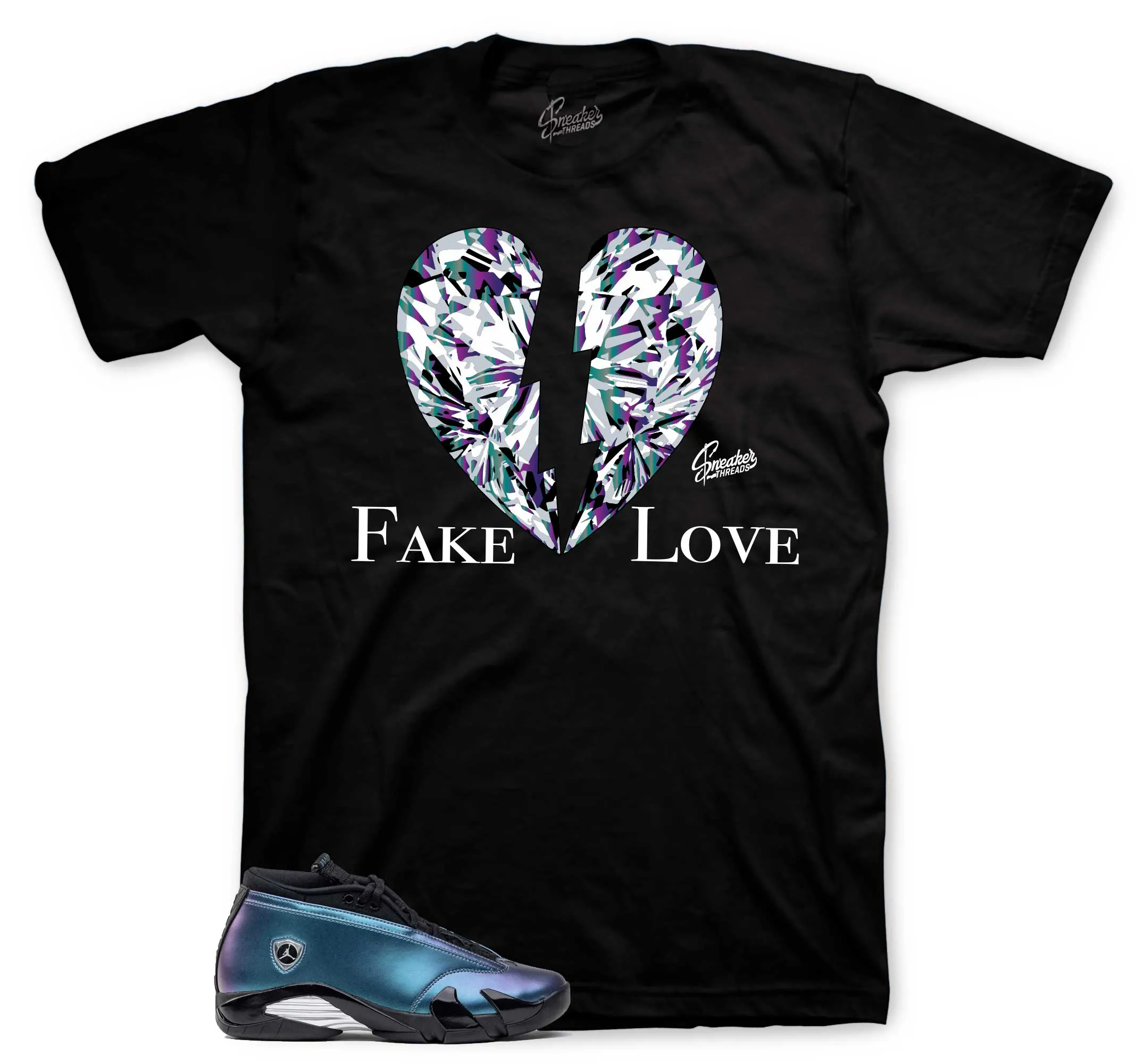Retro 14 Love Letter Fake Love Shirt