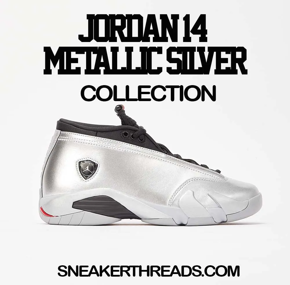 Retro 14 Metallic Silver ST Drip Shirt
