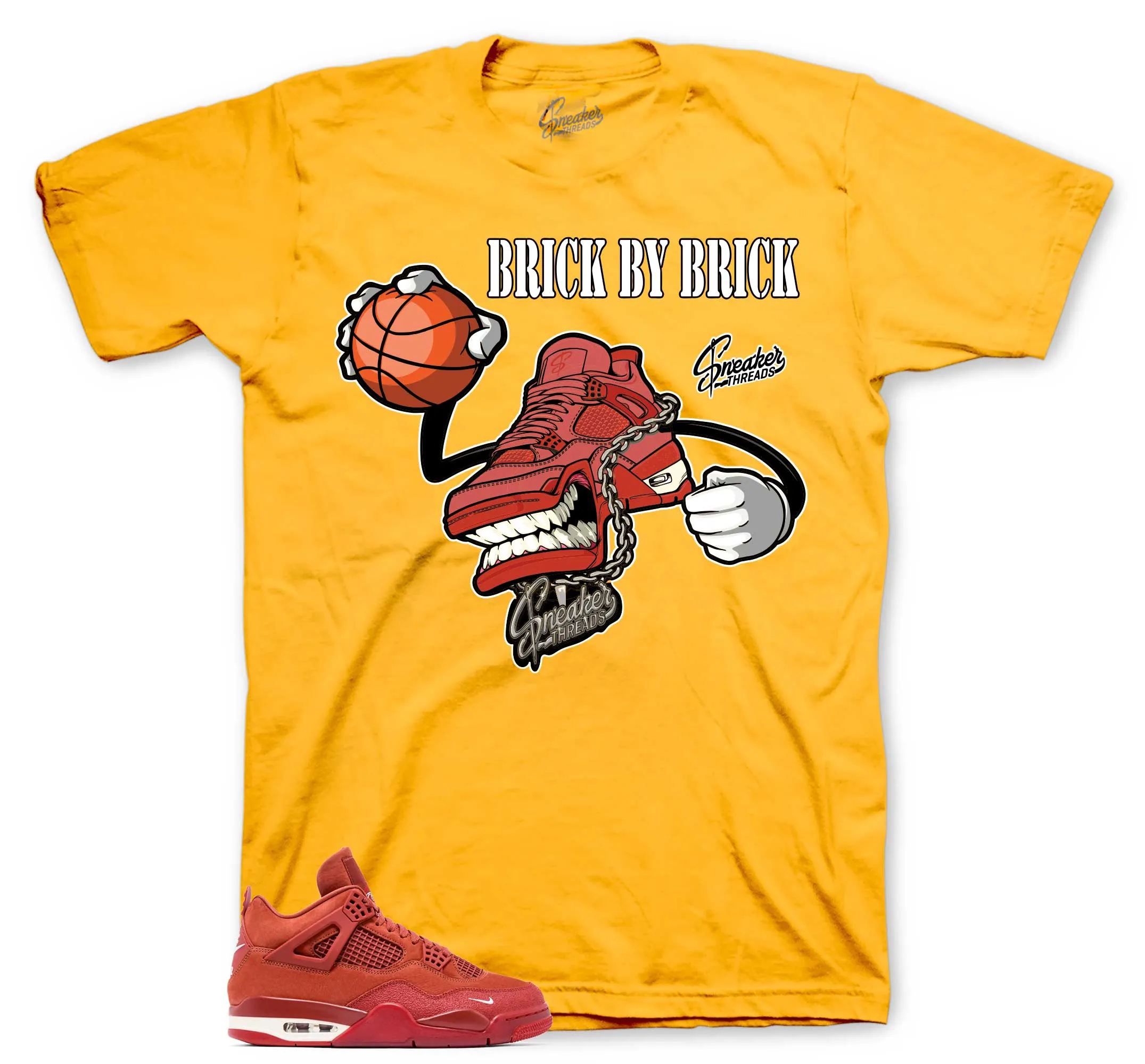 Retro 4 Brick By Brick Fly Kicks Shirt