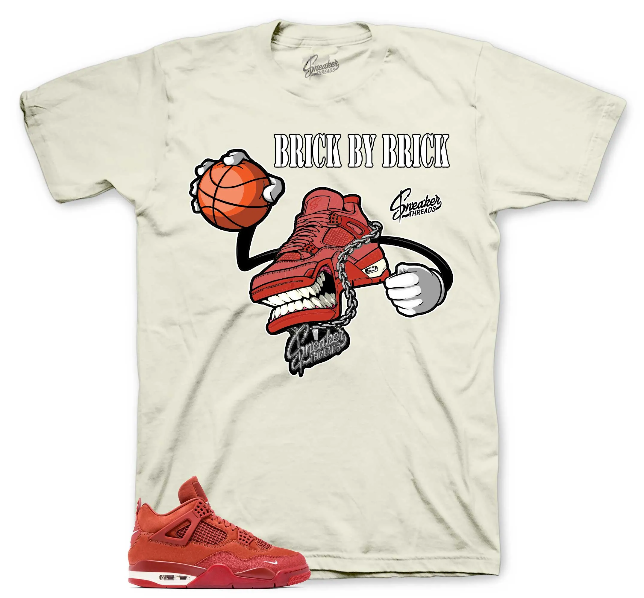 Retro 4 Brick By Brick Fly Kicks Shirt