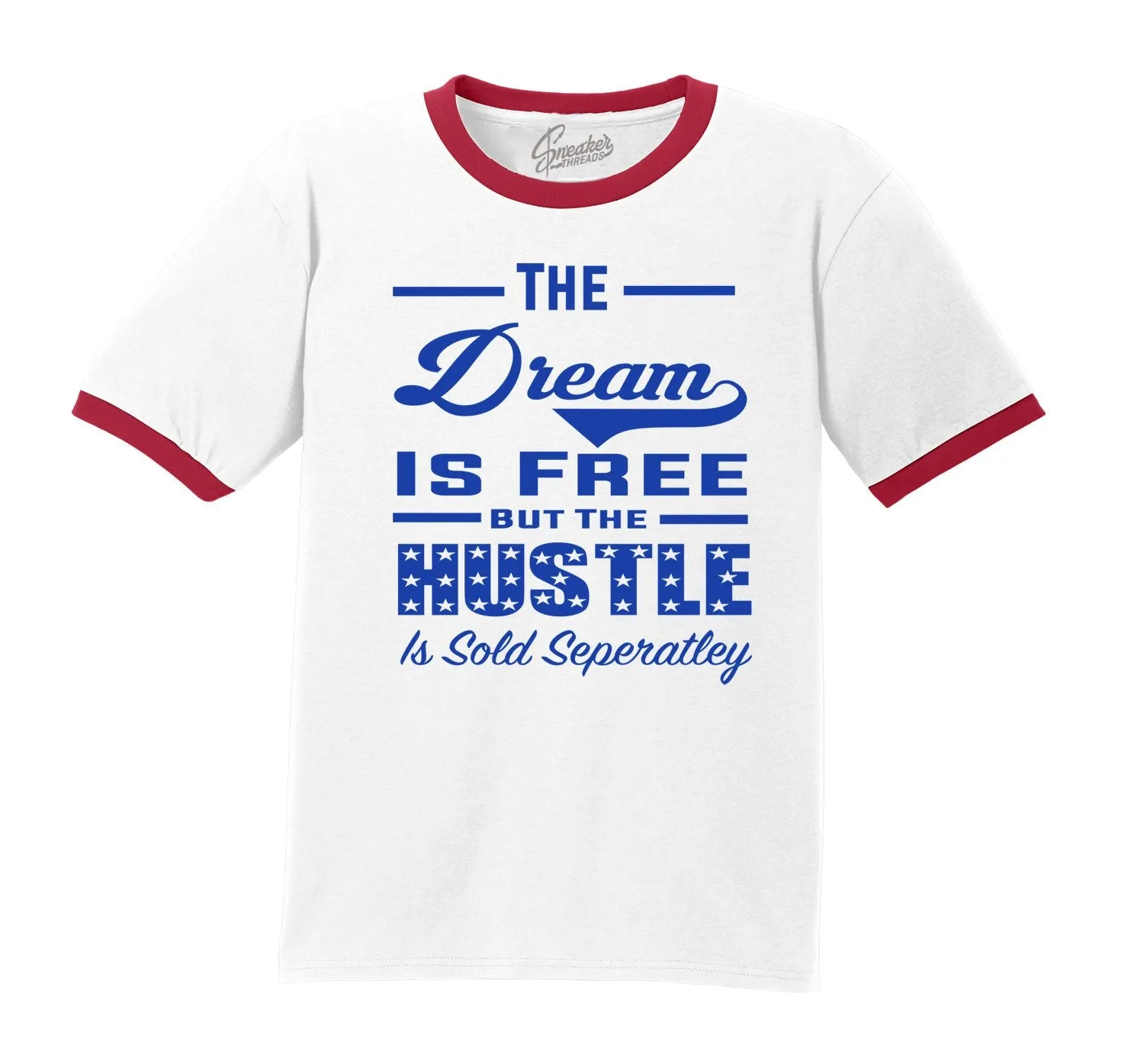 Retro 4 Loyal Blue Cost Ringer Shirt