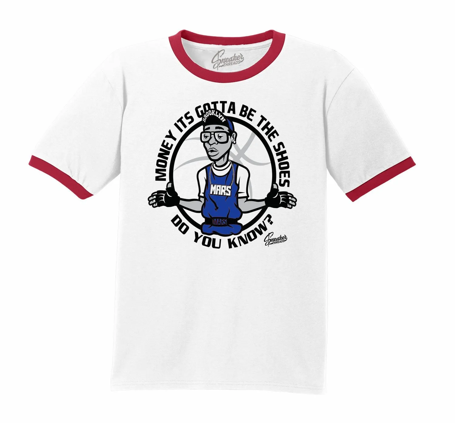 Retro 4 Loyal Blue Gotta Be Shoes Ringer Shirt