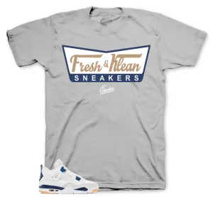 Retro 4 SB Navy Fresh Klean Shirt