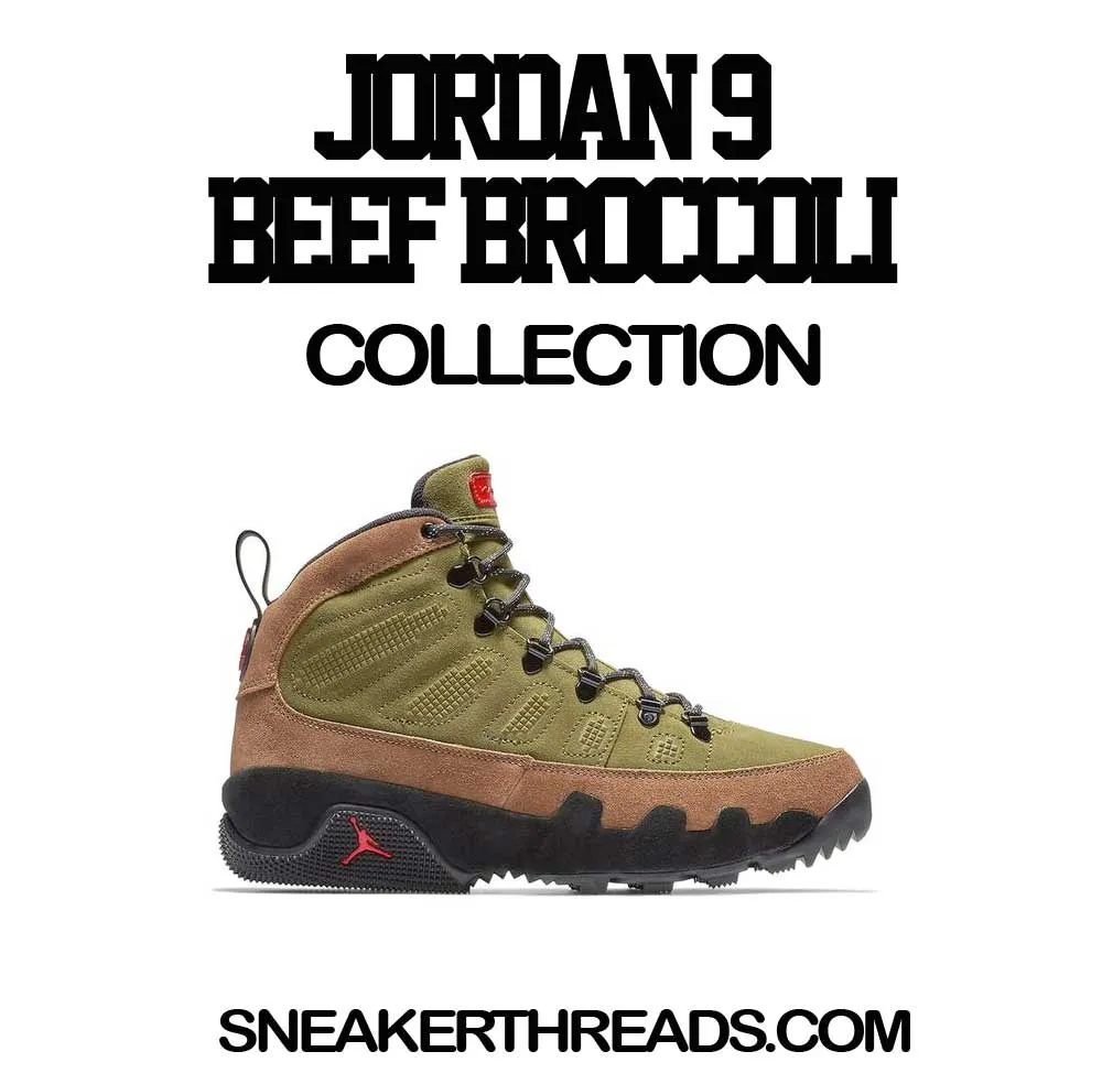 Retro 9 Beef & Borccoli ST logo Shirt