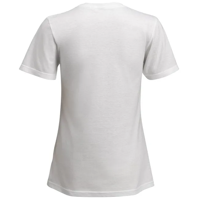 Retro Peaches Logo T Shirt - White