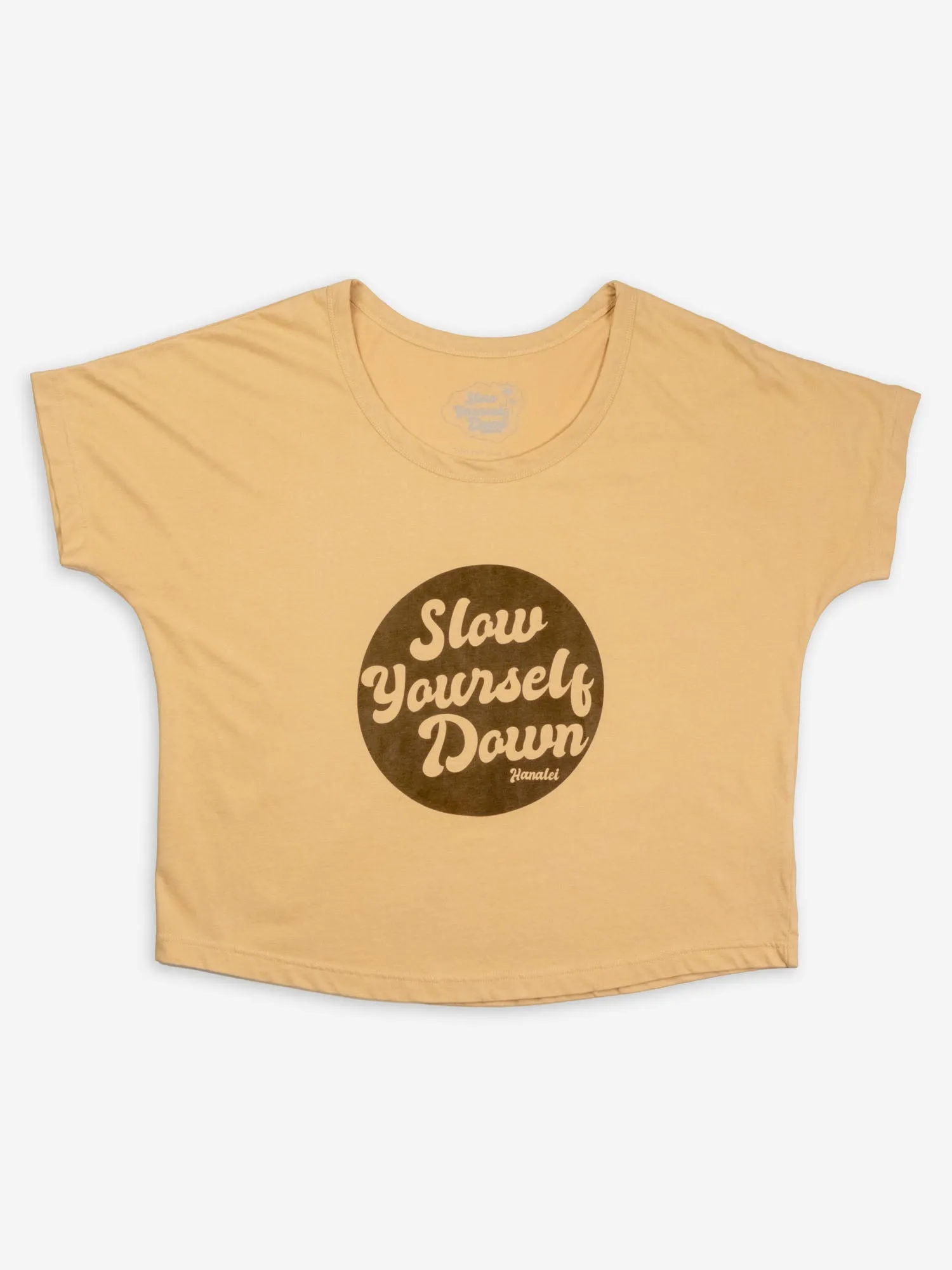 Retro Stamp Scoop Neck