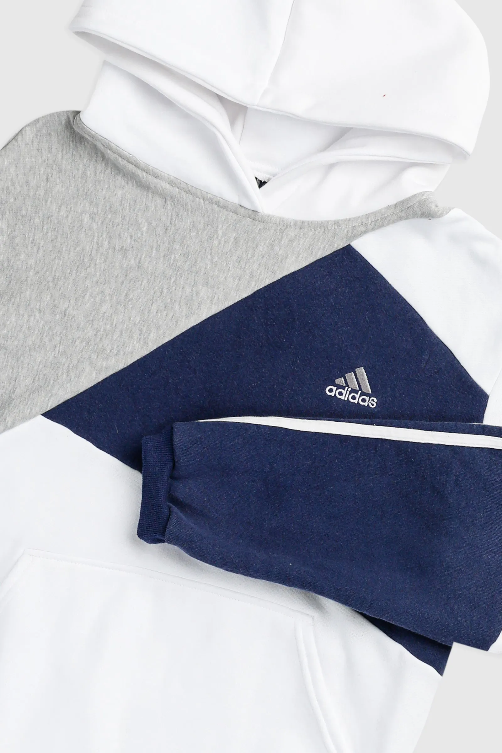 Rework Adidas Patchwork Sweatshirt - S