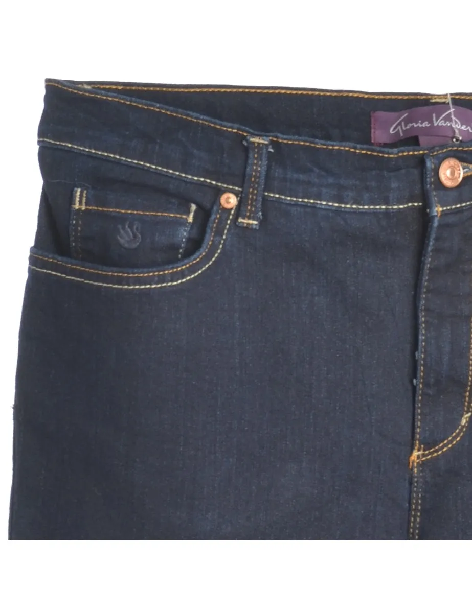 Reworked Lettie Long Denim Shorts - W34