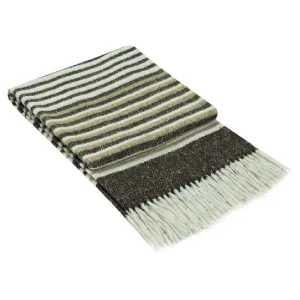 Richmond Throw - Reclaimed Wool Blend - Tan