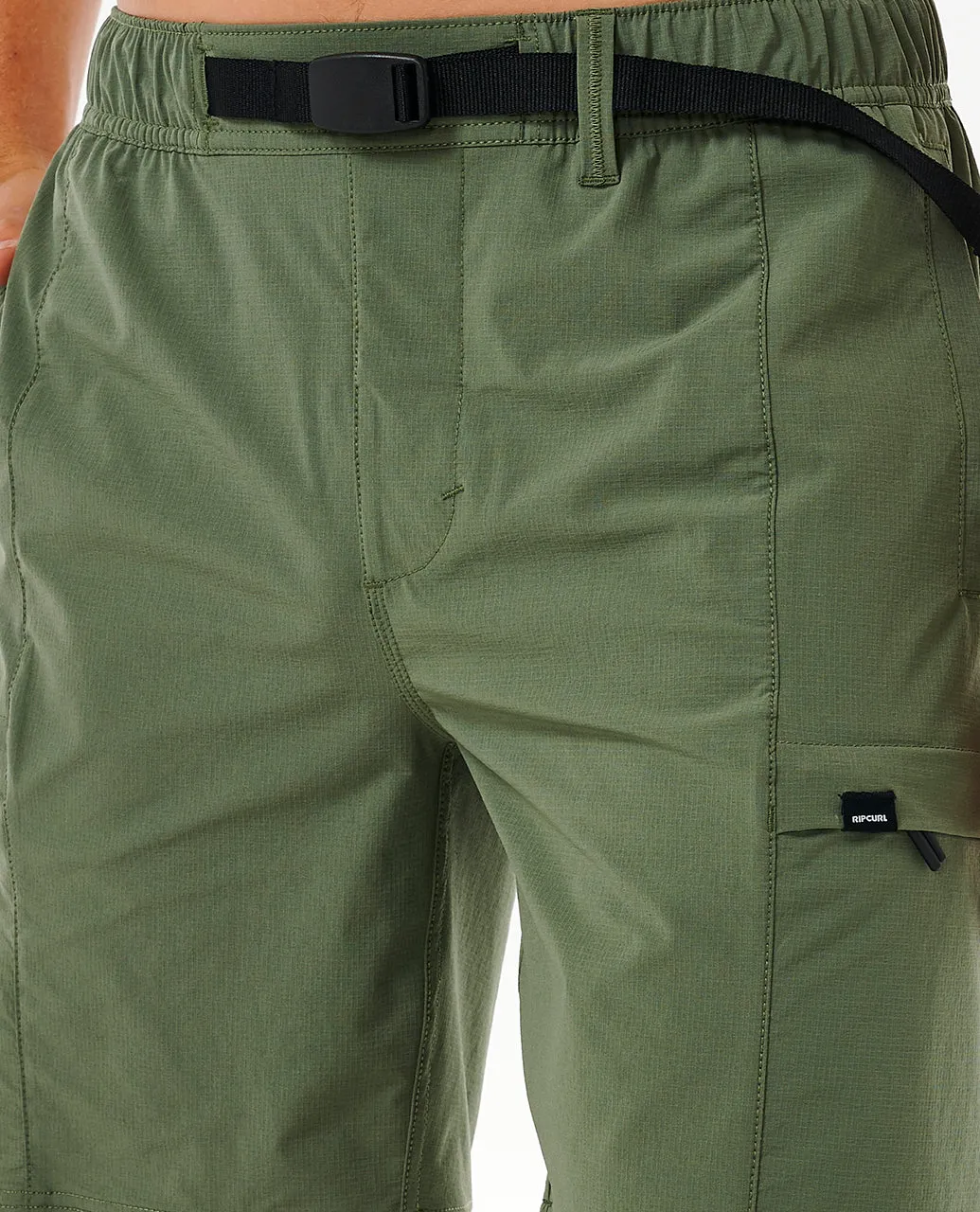 Rip Curl Mens Boardwalk Buckled Volley Cargo Shorts