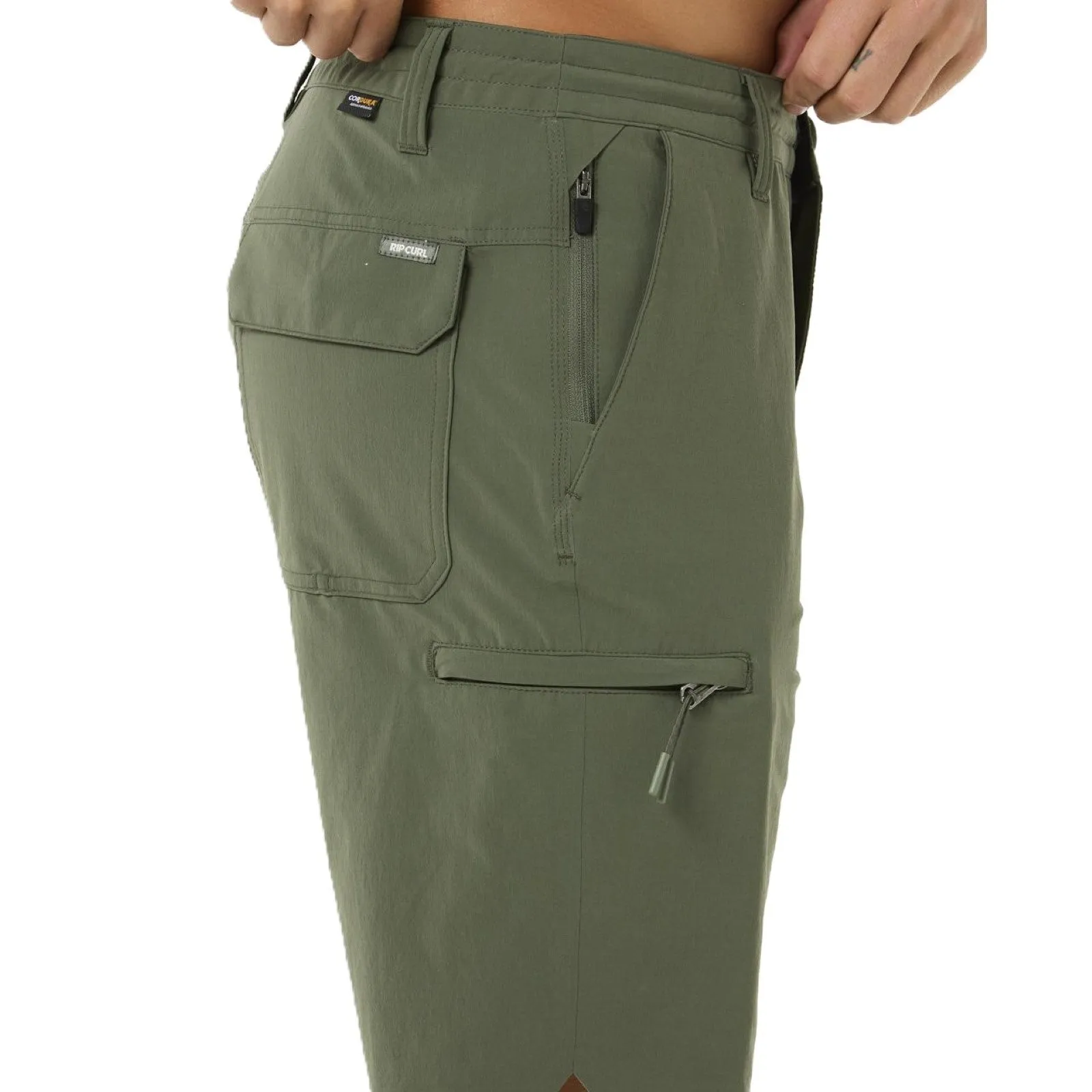 Rip Curl Mens Boardwalk Global Entry Cargo Shorts