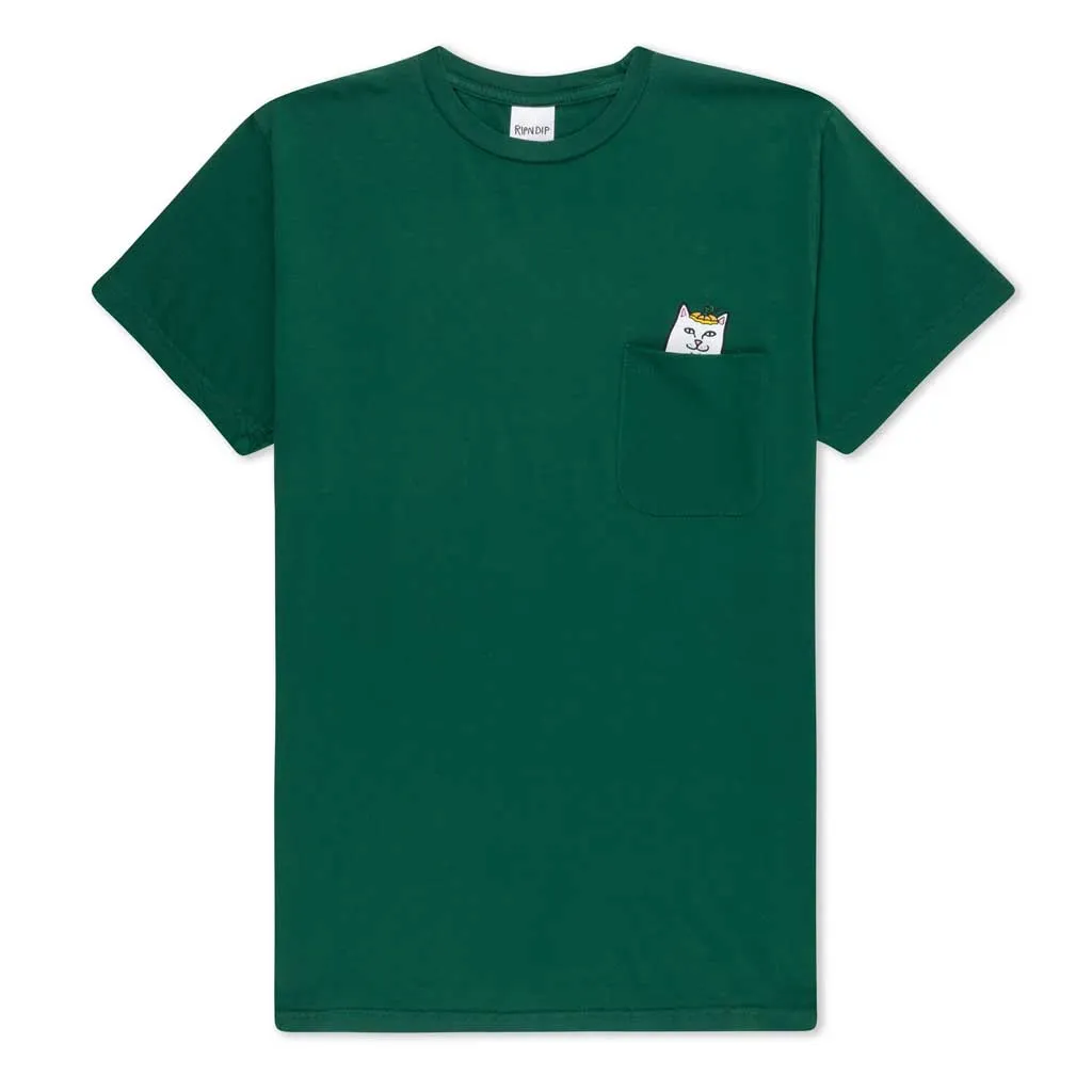 Rip N Dip Pumpkin Nerm Pocket Tee - Hunter Green