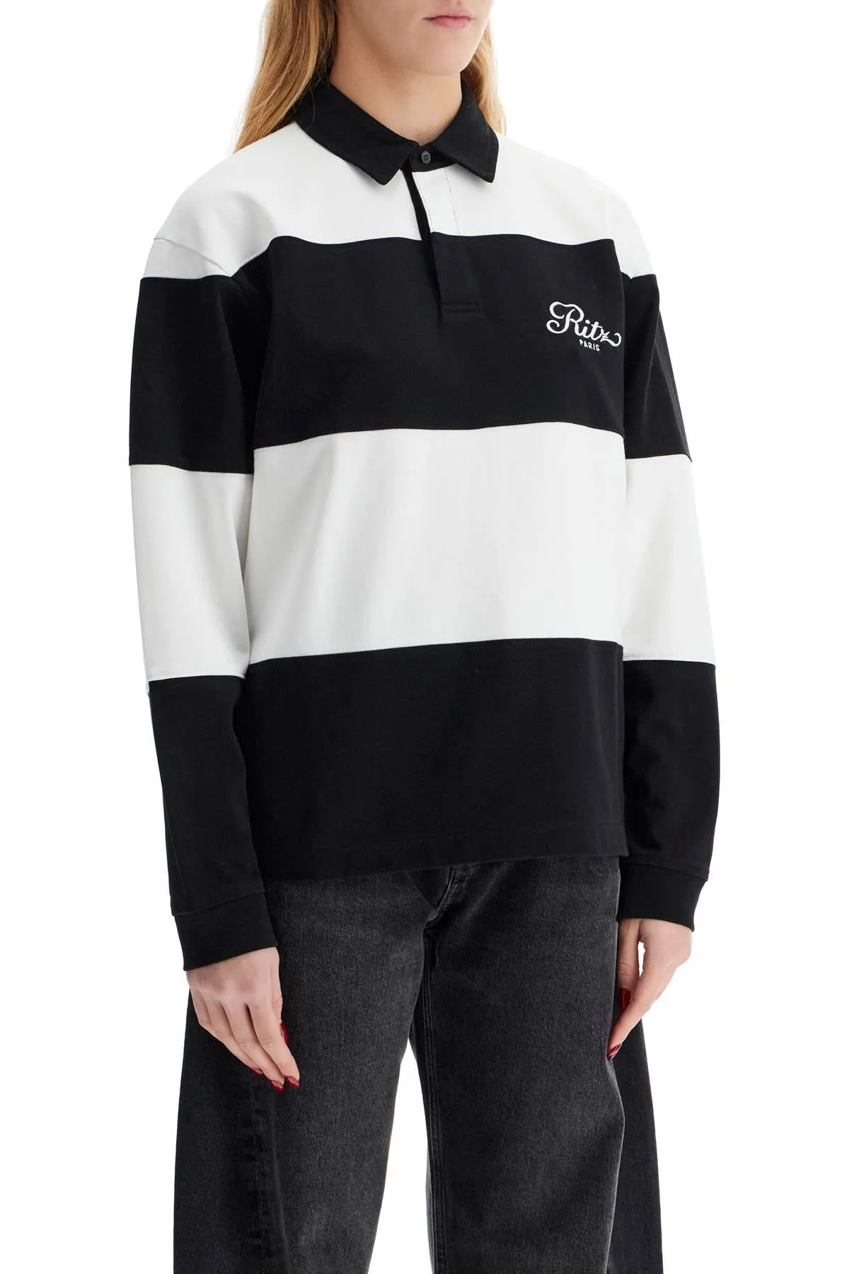 ritz paris rugby polo frame MP25JSH001 CREAM/BLACK