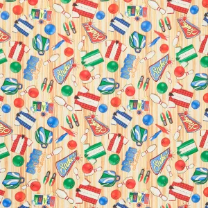 Rock 'N Bowl - Bowling Gear Multi Yardage