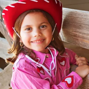 Rockmount Vintage Heart Pink Cowgirl Shirt (8754)