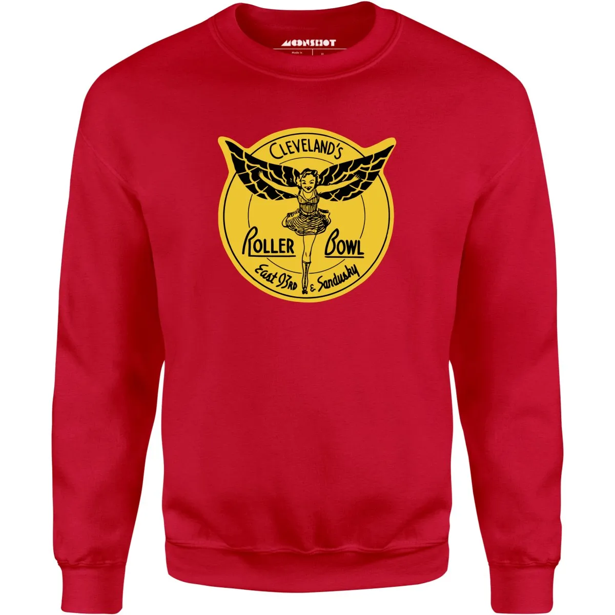 Roller Bowl - Cleveland, OH - Vintage Roller Rink - Unisex Sweatshirt