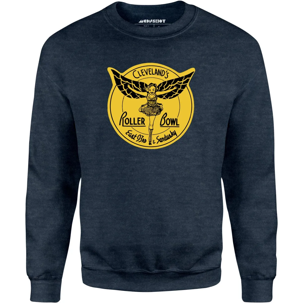 Roller Bowl - Cleveland, OH - Vintage Roller Rink - Unisex Sweatshirt